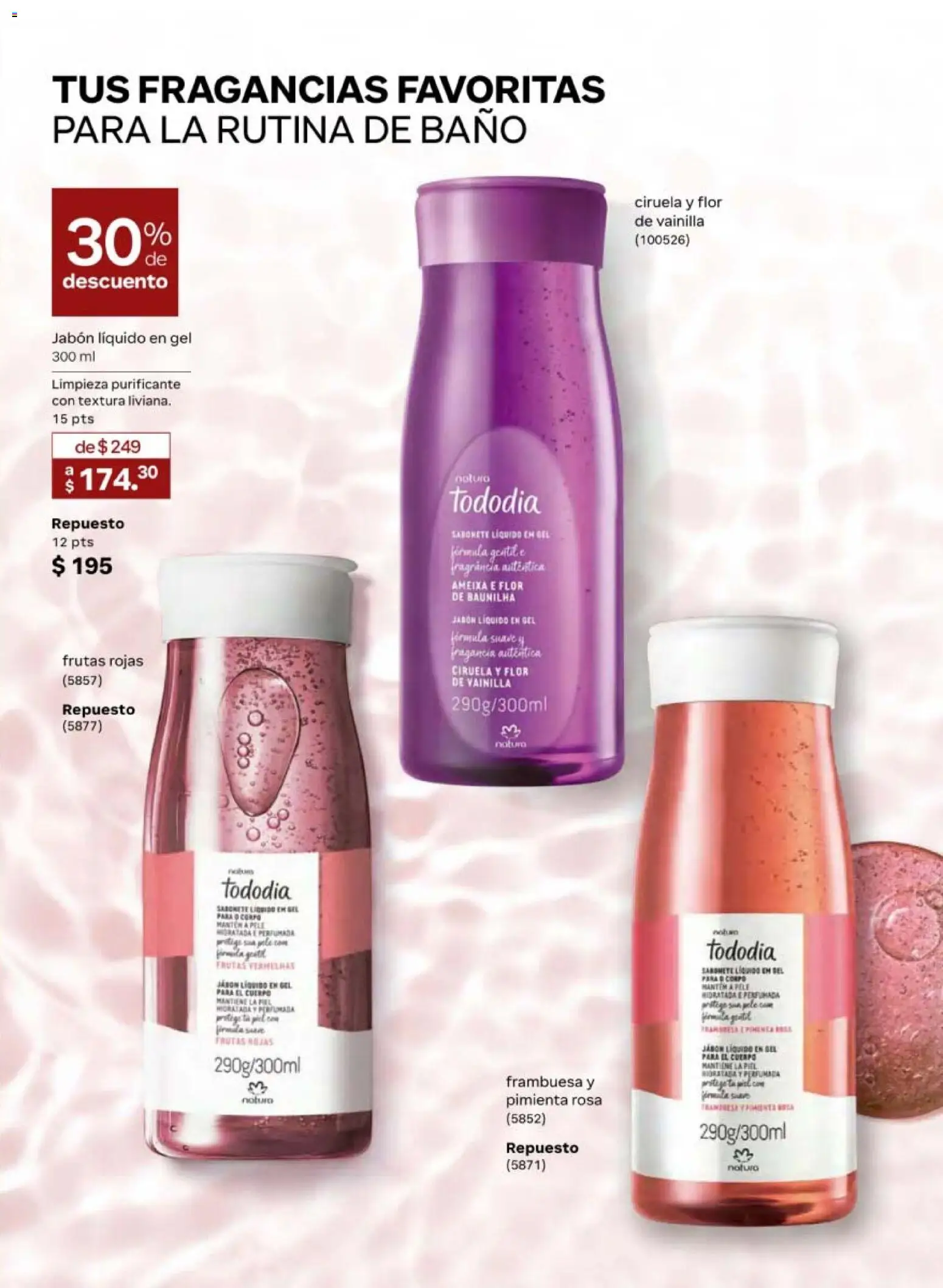 Nuevas ofertas de Natura válidas en toda la República Mexicana desde el 13.03.2026. ¡Encuentra las mejores ofertas en Natura campaña 5 2026! | Página: 101 | Productos: Jabón líquido, Pimienta, Fragancia, Jabón