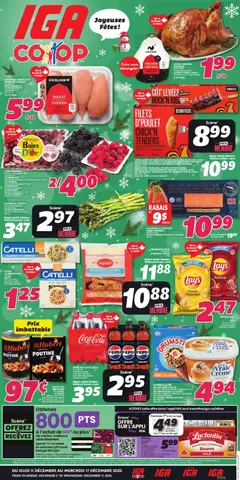 Preview of IGA weekly flyer / circulaire from shop IGA valid from 11.12.2025