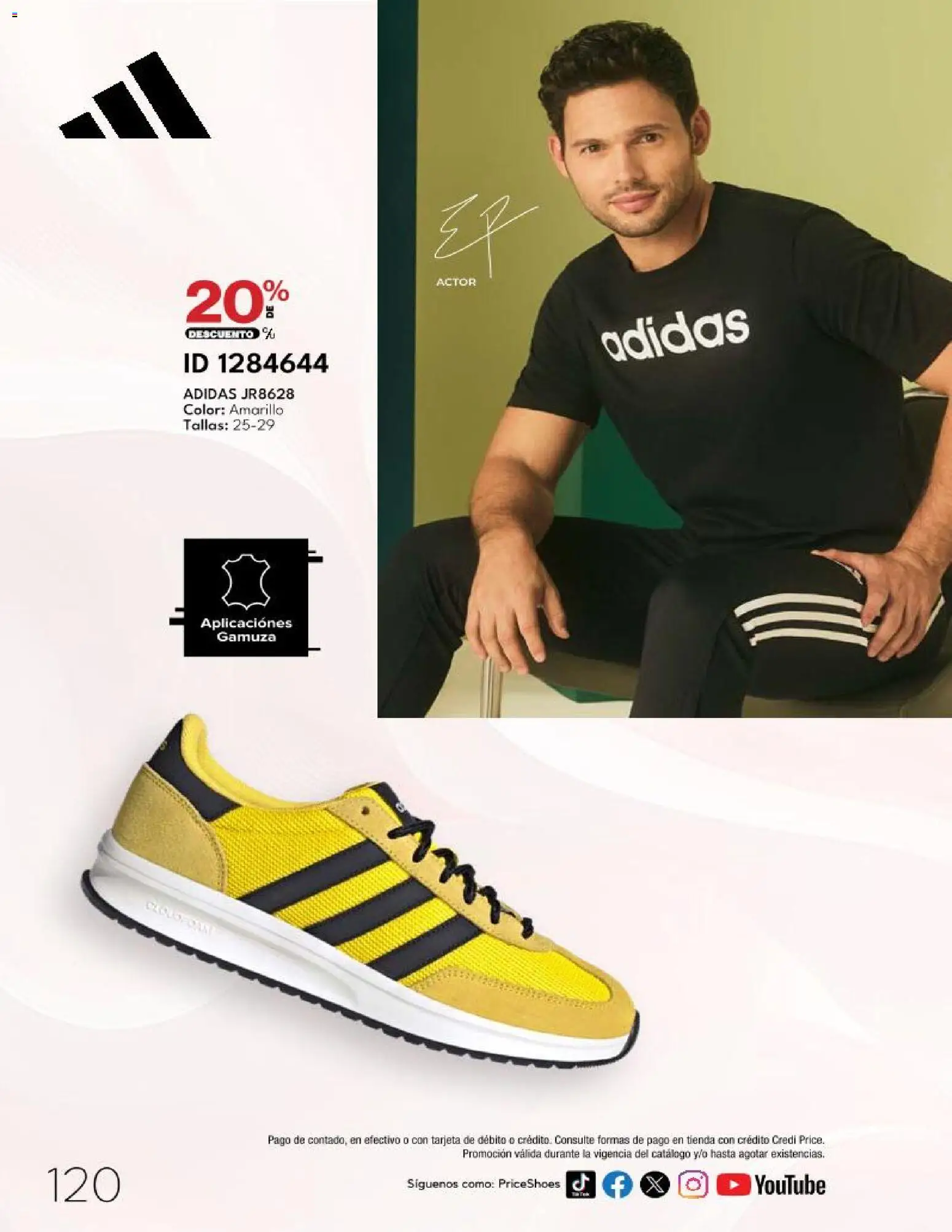 Nuevas ofertas de Price Shoes válidas en toda la República Mexicana desde el 20.03.2026. ¡Encuentra las mejores ofertas en Price Shoes catálogo 10 Pagos Sin Intereses! | Página: 120 | Productos: Gamuza