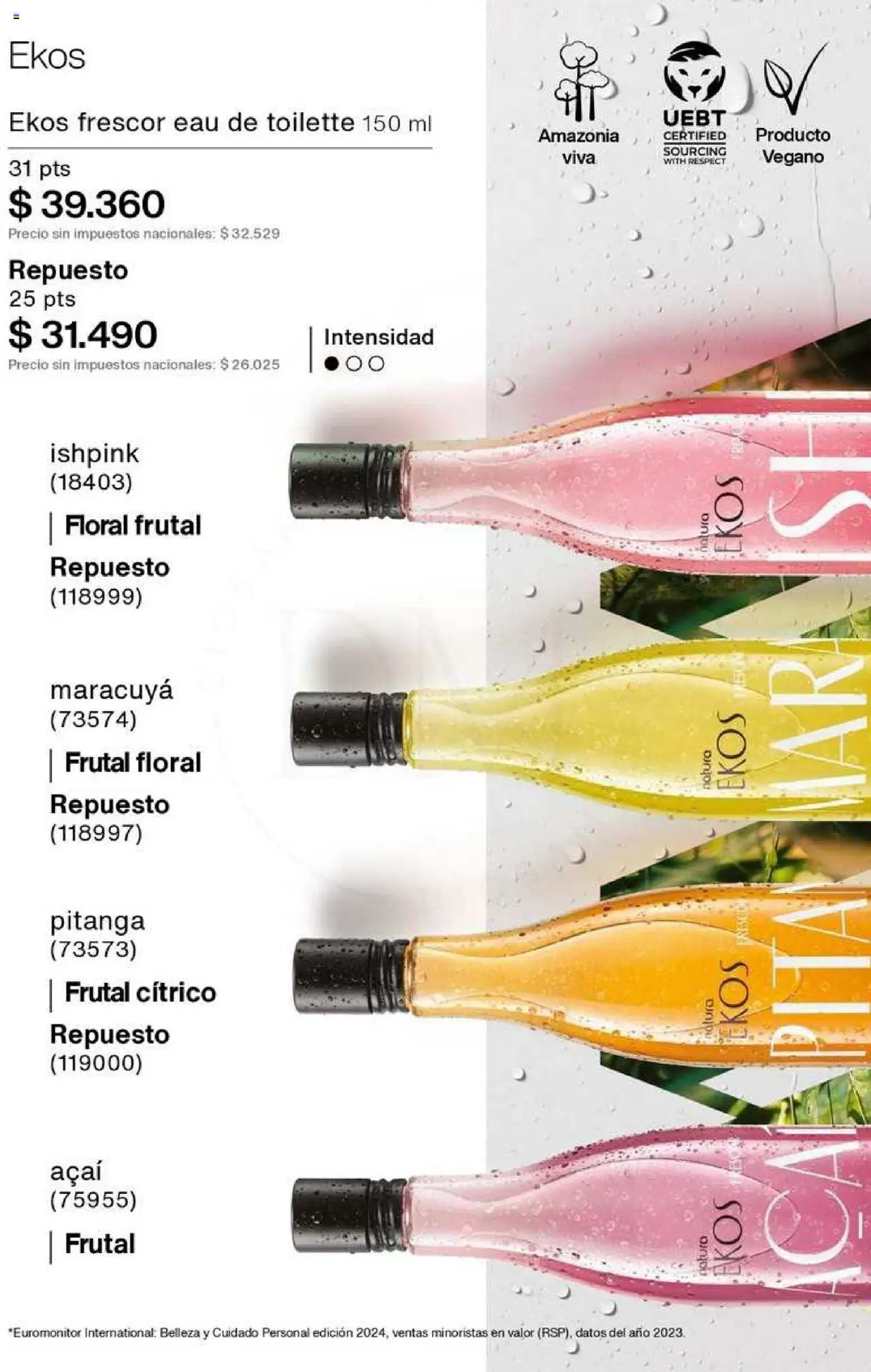 Catálogo Natura Ciclo 8 │ válido desde el 03.06.2025 | Página: 74 | Productos: Eau de toilette