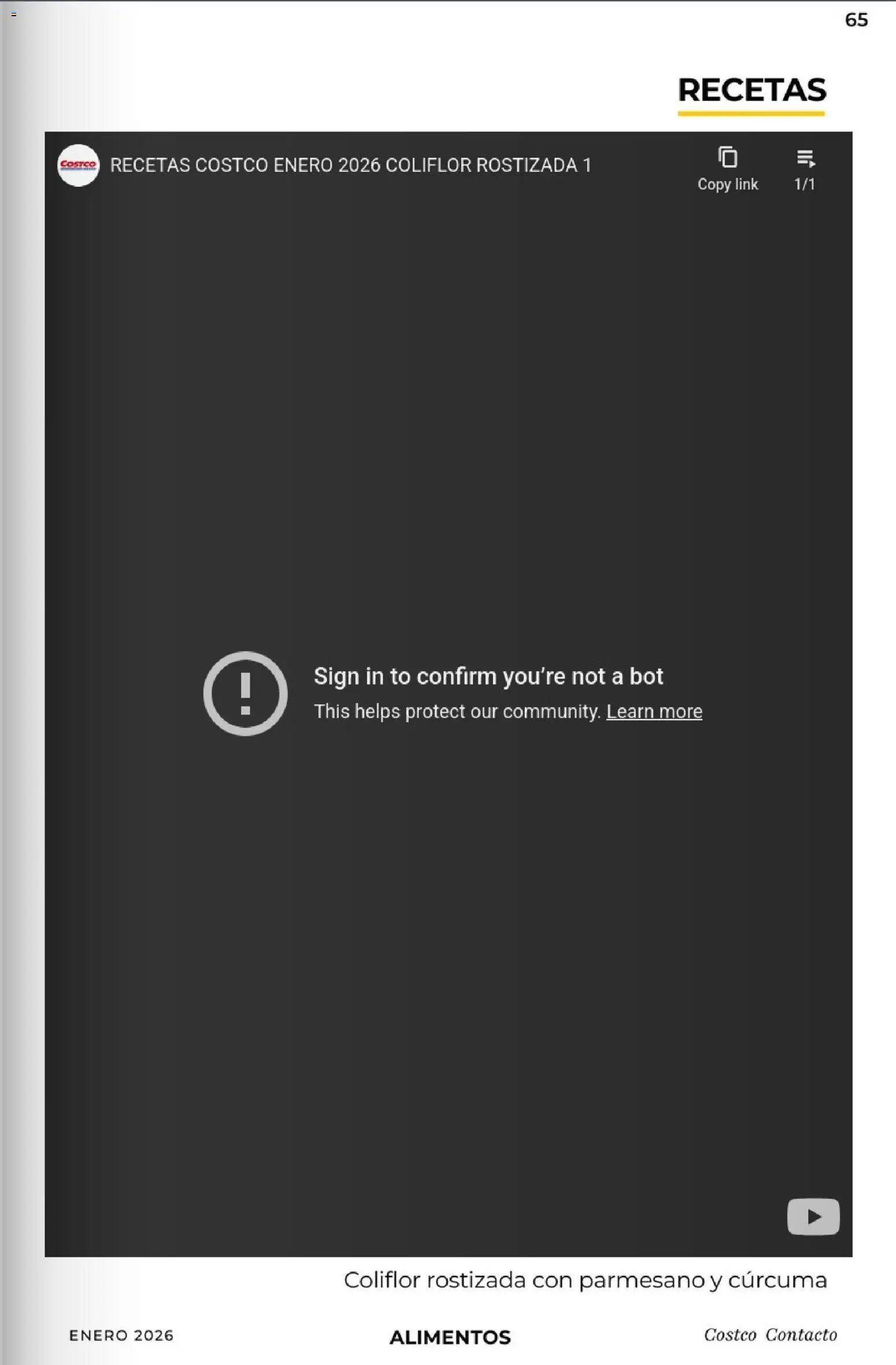 Nuevas ofertas de Costco válidas en toda la República Mexicana desde el 01.01.2026. ¡Encuentra las mejores ofertas en Costco - Revista Enero! | Página: 65 | Productos: Coliflor, Cúrcuma