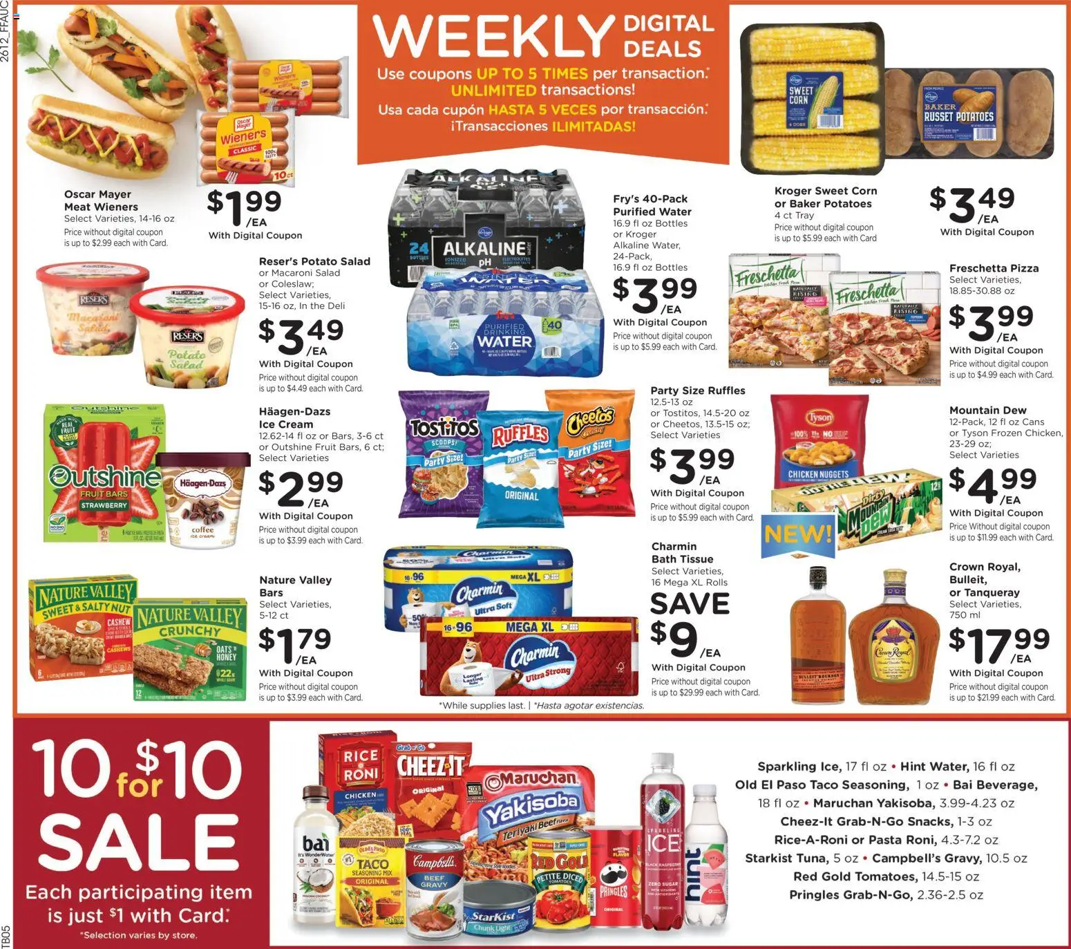 Fry's Food Weekly Ad - valid from 22.04.2026 | Page: 2 | Products: Tomatoes, Pasta, Salad, Sugar