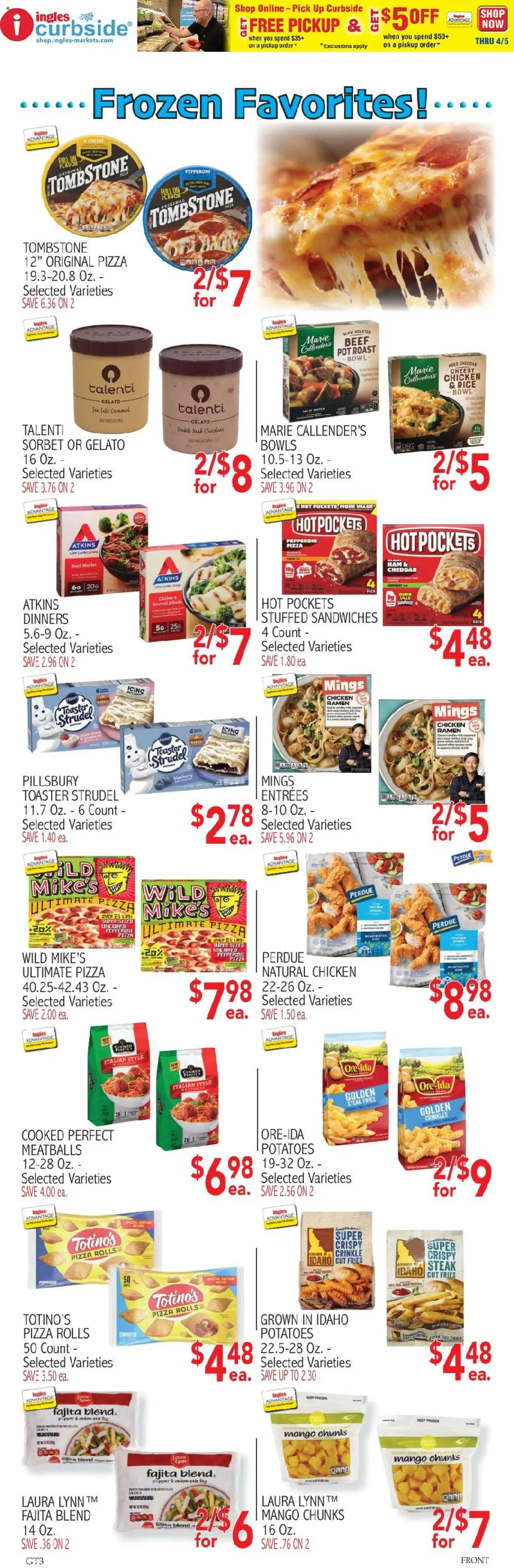 Ingles Weekly Ad - valid from 25.03.2026 | Page: 7 | Products: Ham, Pizza, Beef, Salt