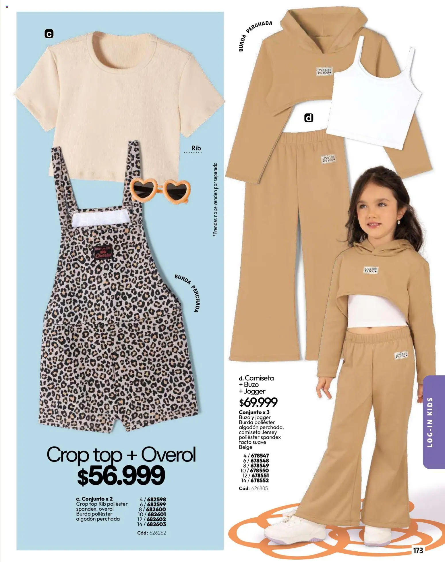 Carmel revista - valida desde el 01.03.2026 | Página: 173 | Productos: Algodón, Buzo, Conjunto, Overol