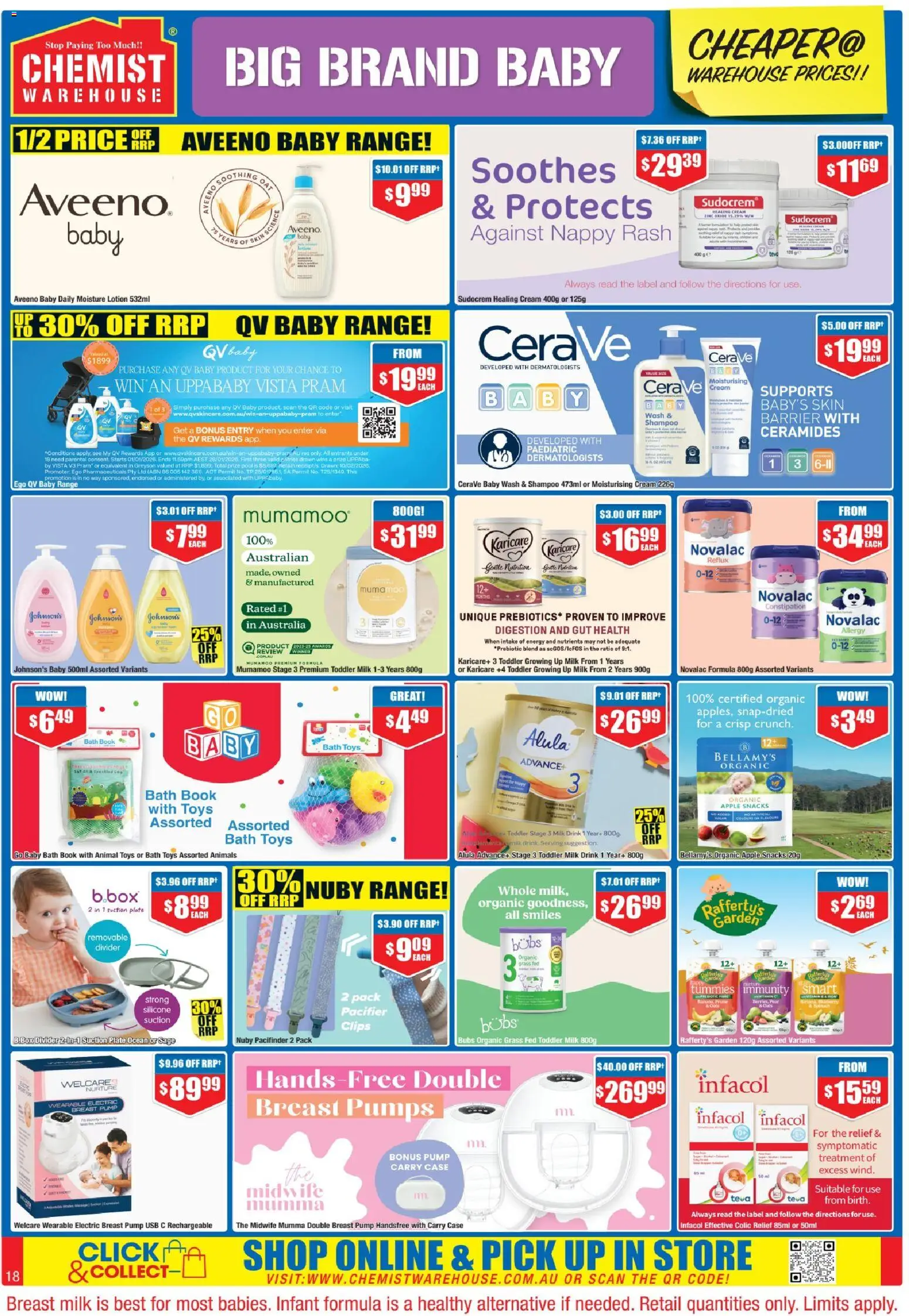 Chemist Warehouse catalogue - valid from 01.01.2026 | Page: 18 | Products: Milk, Lotion, Pumps, Allergy