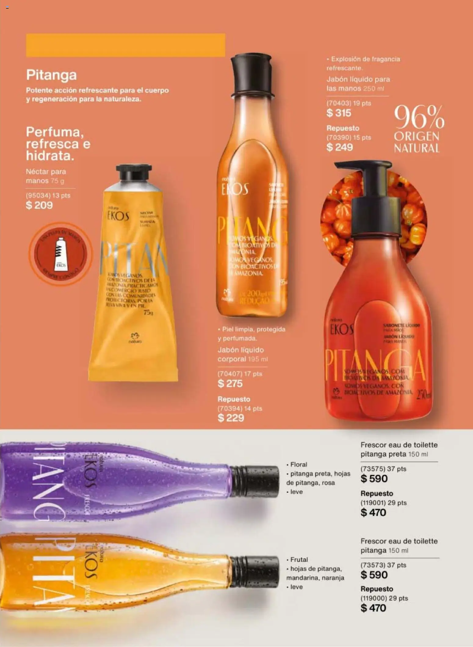 Nuevas ofertas de Natura válidas en toda la República Mexicana desde el 30.01.2026. ¡Encuentra las mejores ofertas en Natura campaña 3 2026! | Página: 123 | Productos: Jabón líquido, Fragancia, Eau de toilette, Jabón