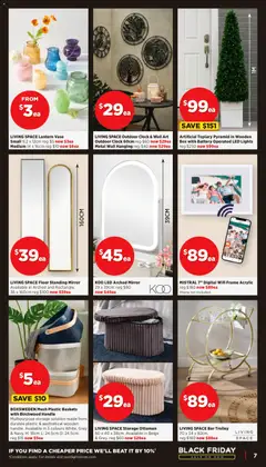 Preview of Spotlight Black Friday - valid from 24.11.2025 | Page: 7 | Products: Mirror, Ottoman, Trolley, Digital