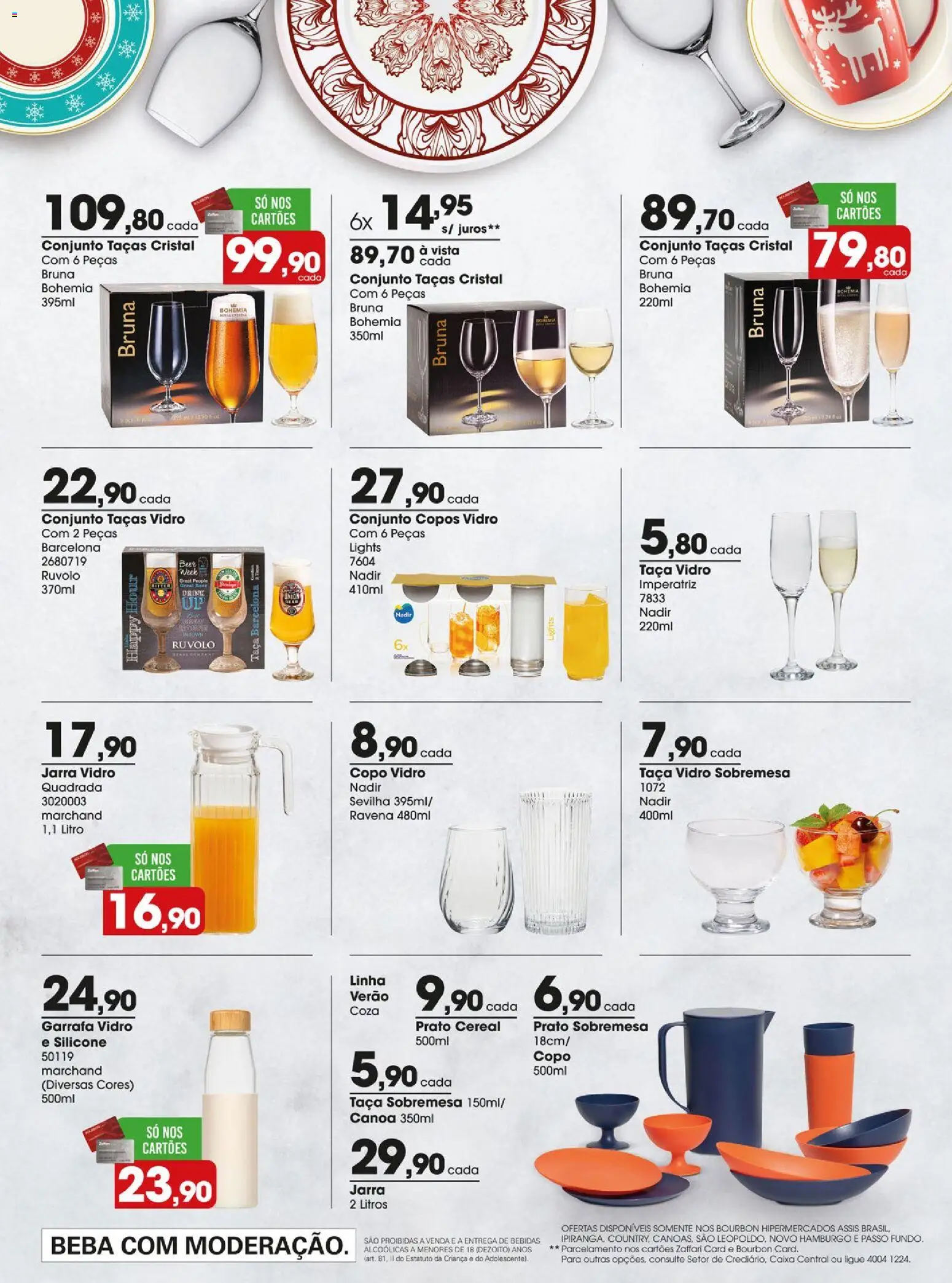 Zaffari Folheto - válido de 16.12.2025 | Página: 24 | Produtos: Caixa, Bourbon, Jarra, Copos