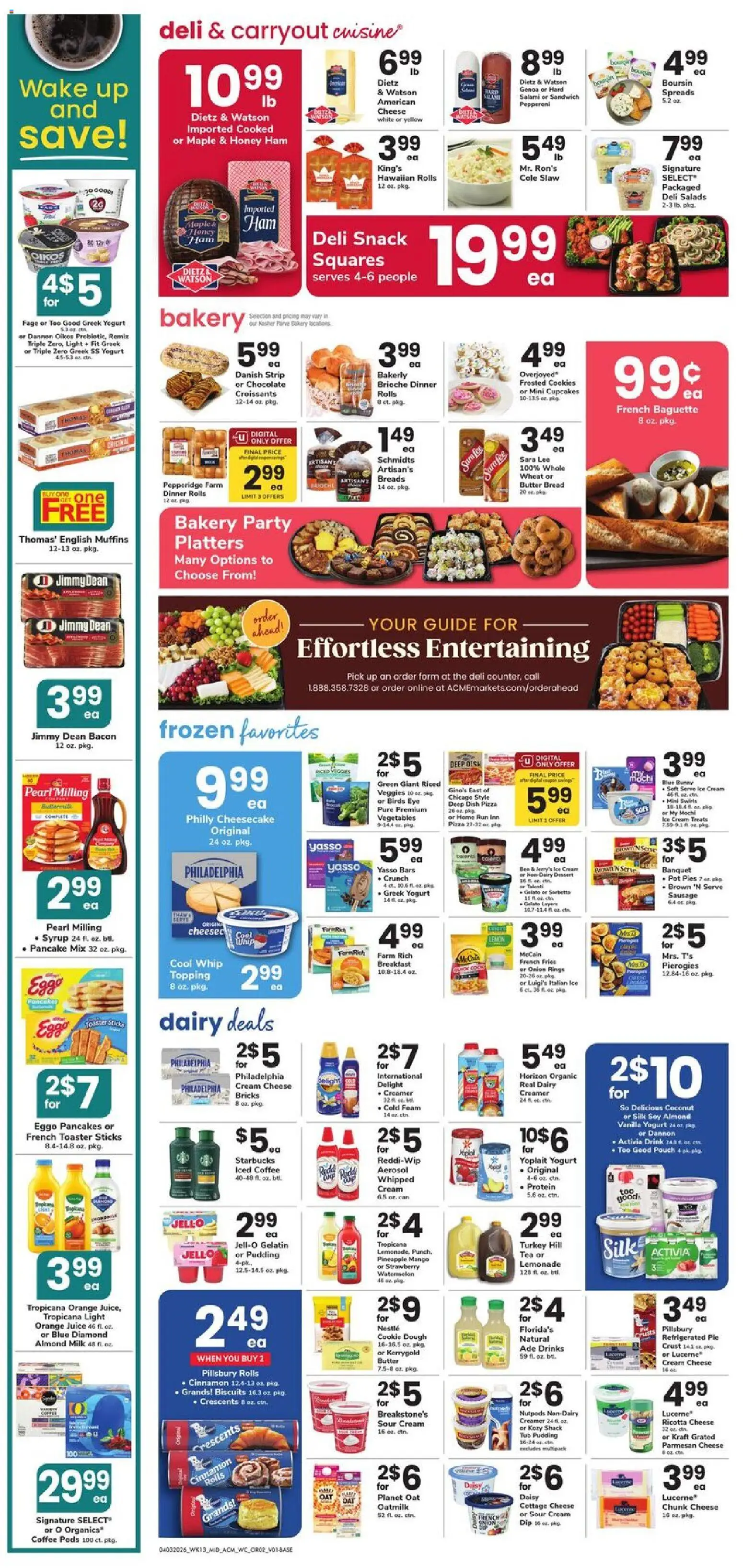 Acme Weekly Ad - NJ - valid from 03.04.2026 | Page: 2 | Products: Toaster, Pineapple, Cottage cheese, Sausage