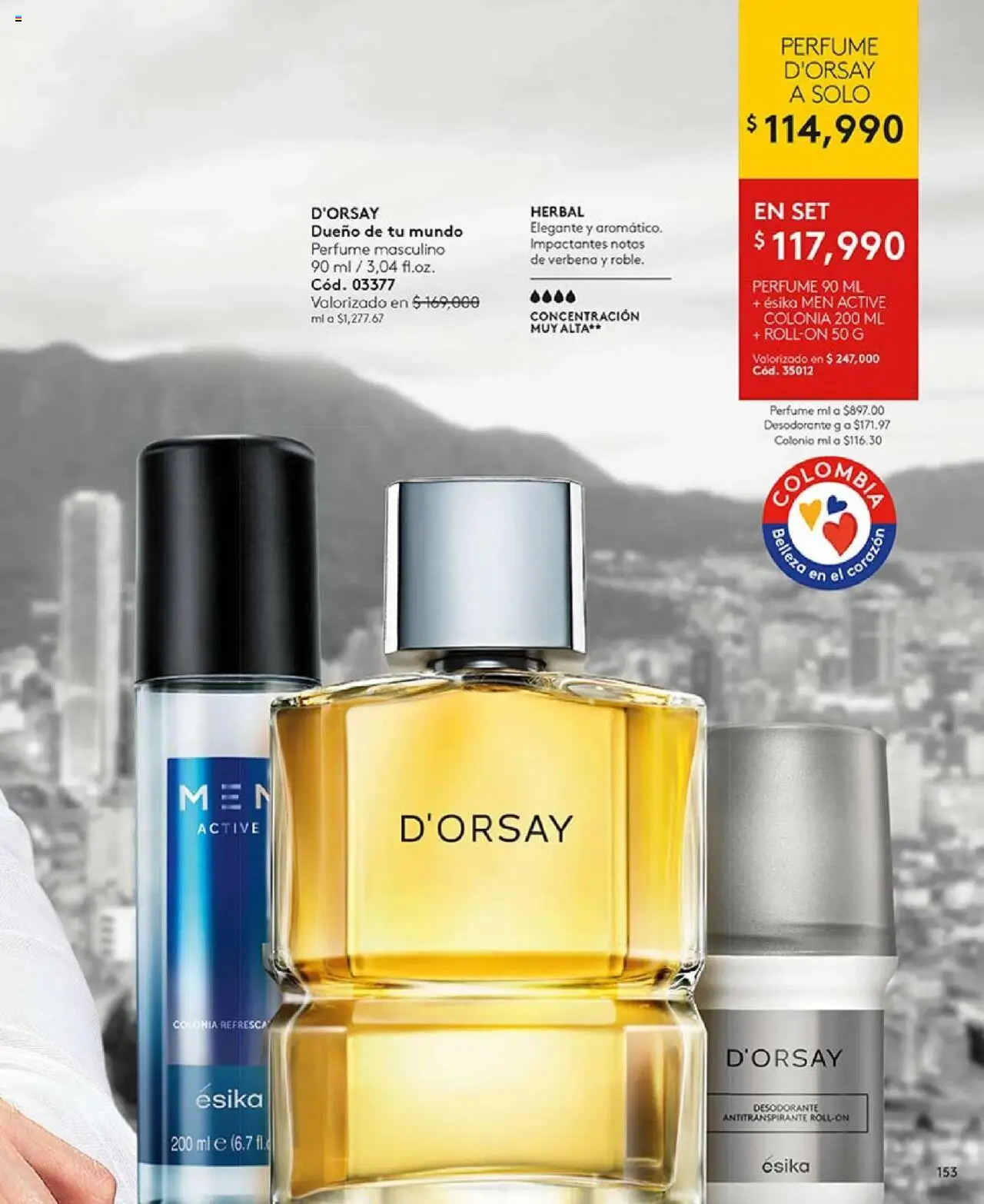 Ésika revista - valida desde el 16.06.2025 | Página: 153 | Productos: Perfume, Desodorante, Antitranspirante