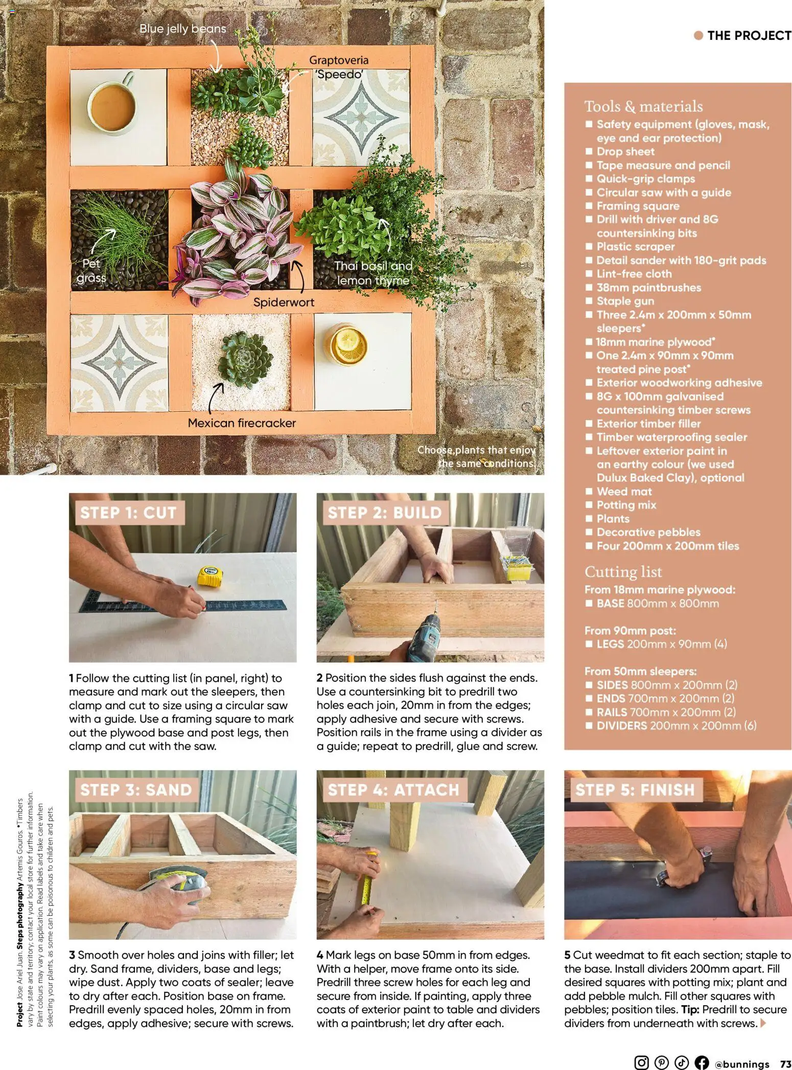 Bunnings Warehouse catalogue - valid from 01.04.2026 | Page: 73 | Products: Cloth, Table, Saw, Pencil