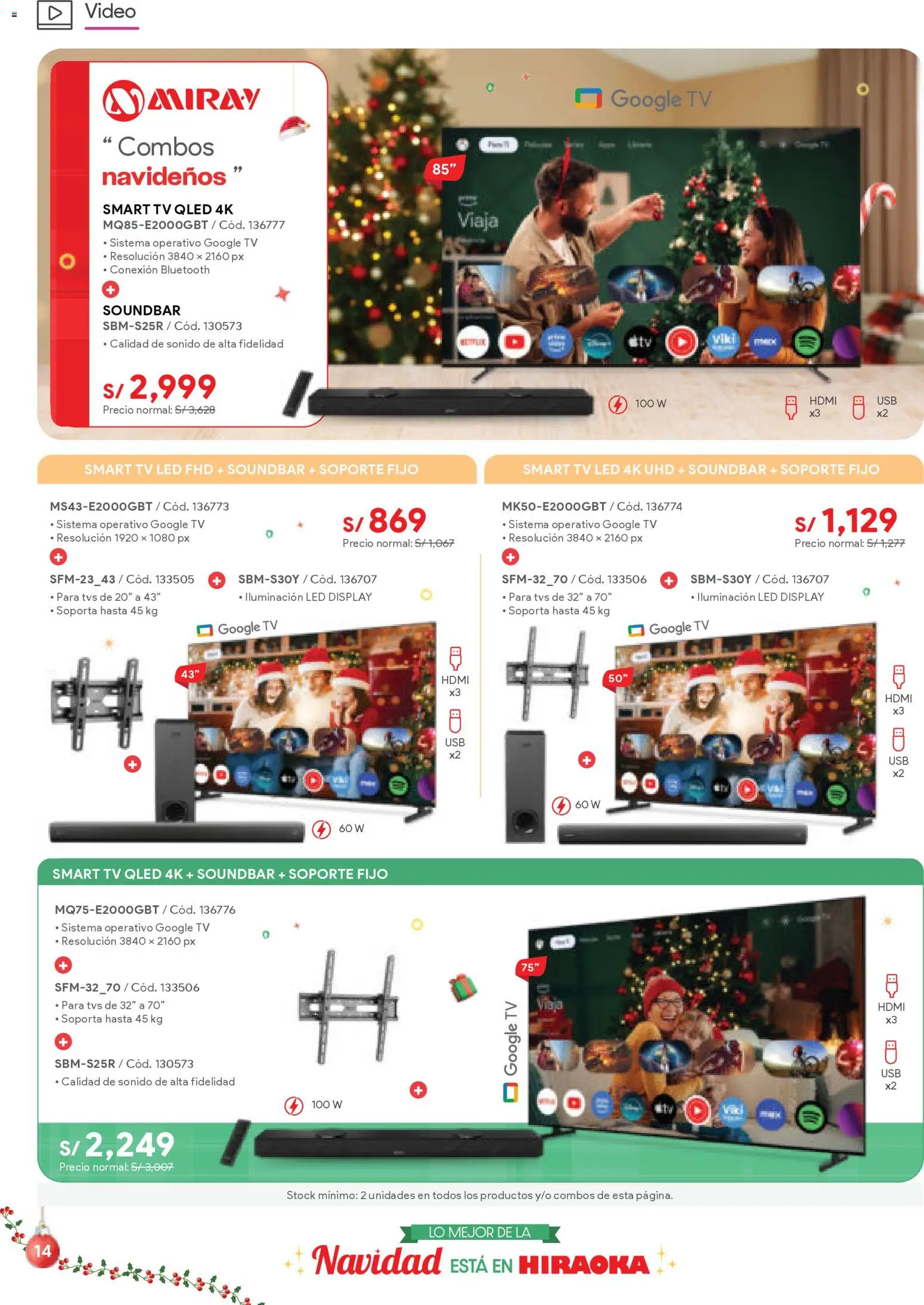 Catálogo Hiraoka válido desde 06.12.2025 | Página: 14 | Productos: Video