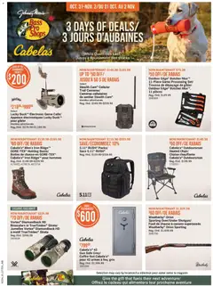 Preview of Cabelas flyer / circulaire from shop Cabelas valid from 31.10.2025