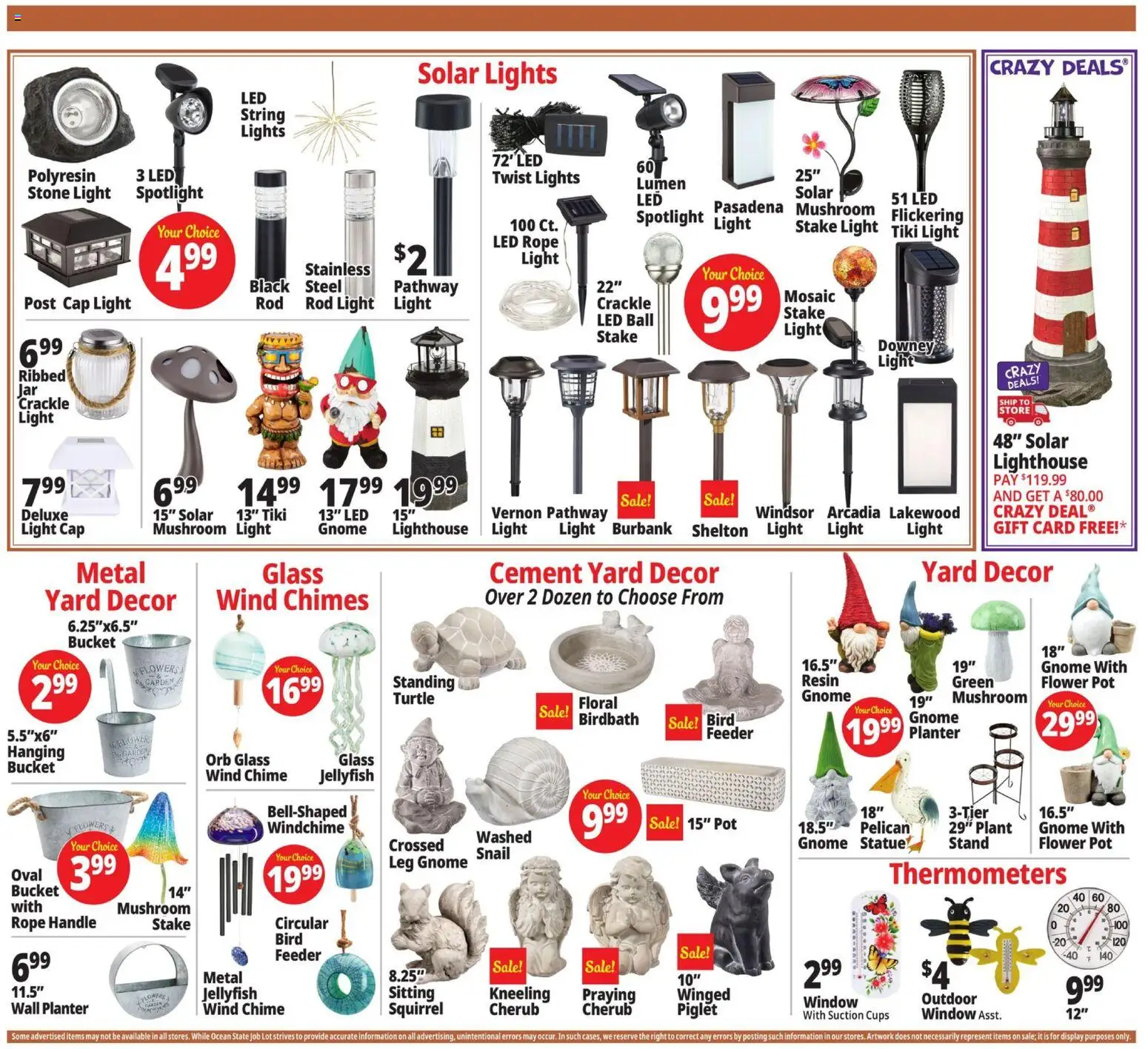 Ocean State Job Lot Weekly Ad - valid from 23.04.2026 | Page: 10 | Products: Cap, Rod
