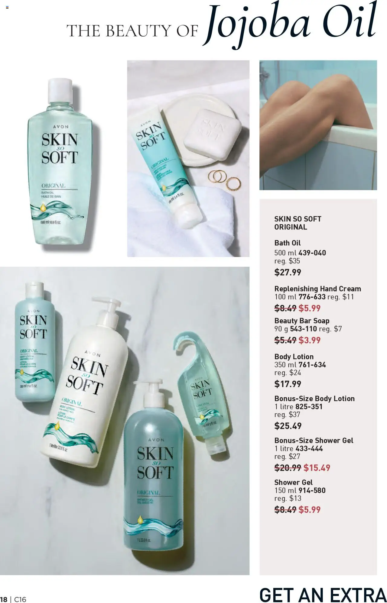 Avon flyer valid from 31.07.2025 | Page: 18 | Products: Body lotion, Hand cream, Soap, Shower