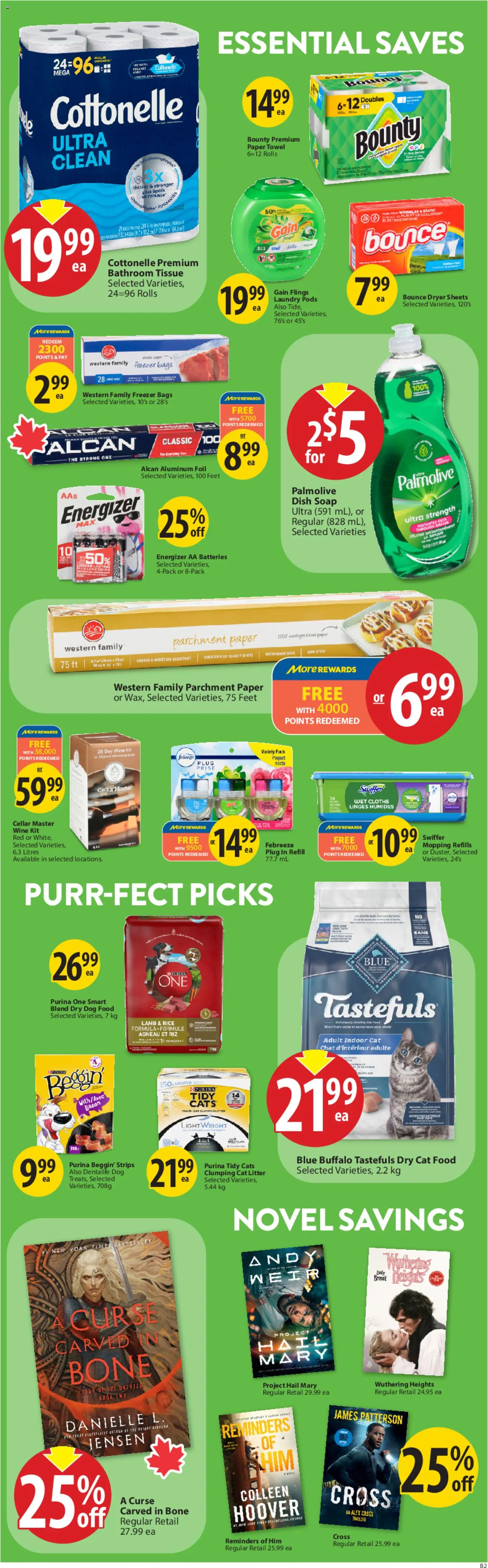 Save on foods flyer valid from 12.02.2026 | Page: 26 | Products: Rice, Dryer, Soap, Wine