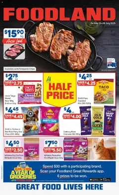 Preview of Foodland Catalogue  - valid from 23.07.2025