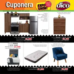 Vista previa de Muebles Dico catálogo Expo Show, nuevo folleto de la tienda, válido en México a partir del 06.02.2026 | Página: 56 | Productos: Cabecera, Cocina, Colchón, Campana