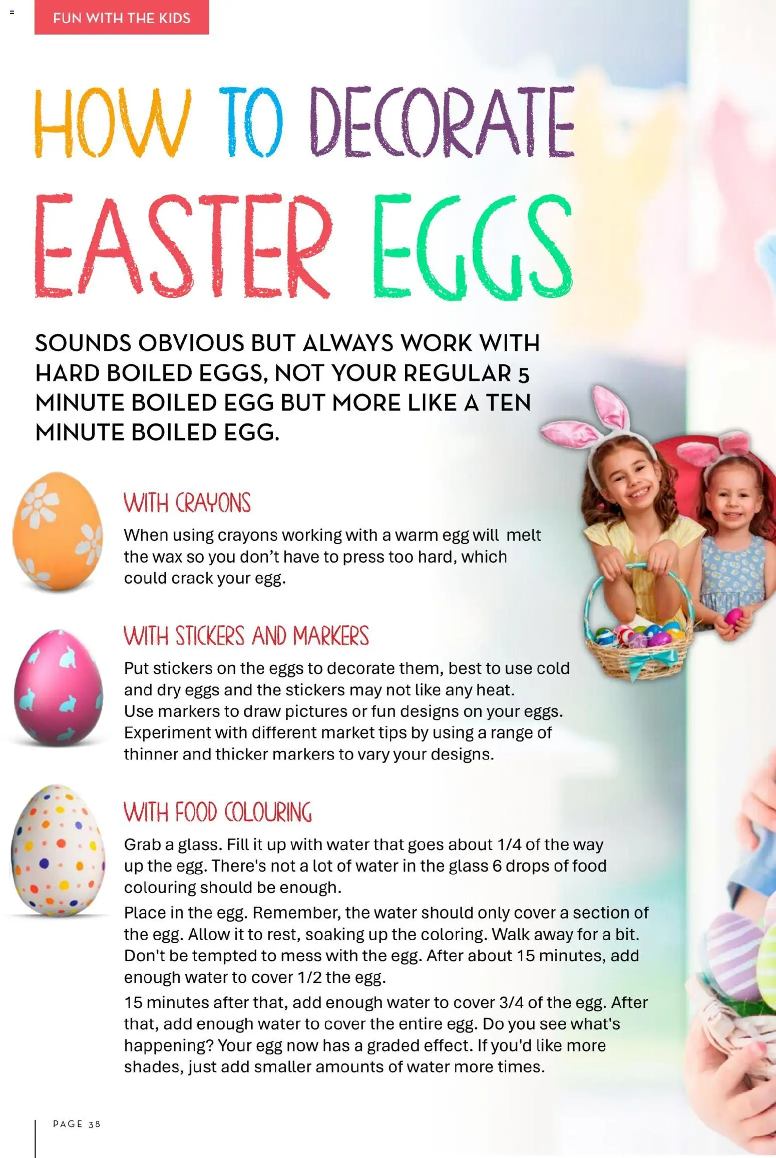 Drakes catalogue - valid from 04.03.2026 | Page: 38 | Products: Eggs, Food colouring, Water, Press
