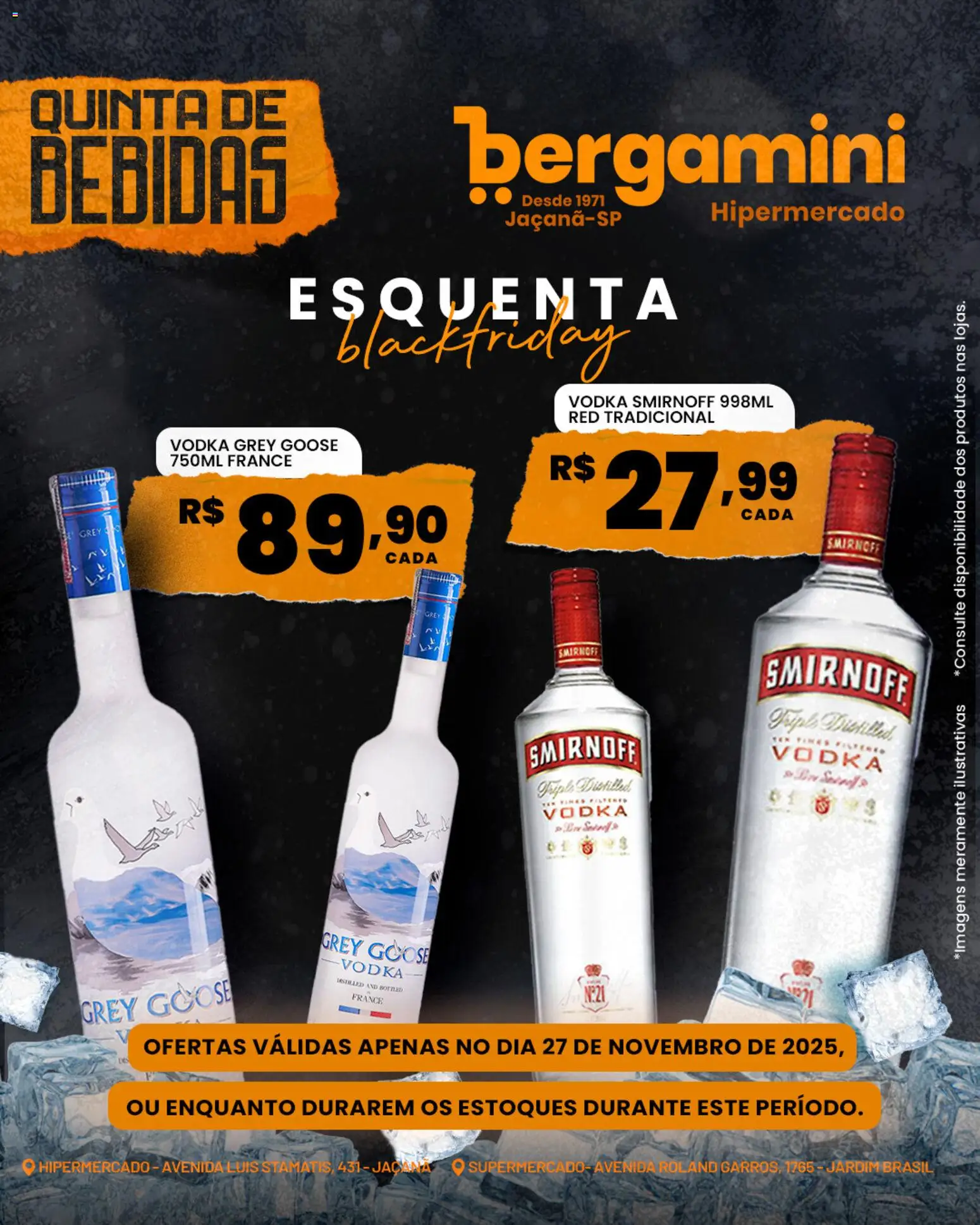 Supermercado Bergamini Folheto - válido de 27.11.2025 | Página: 8 | Produtos: Vodka