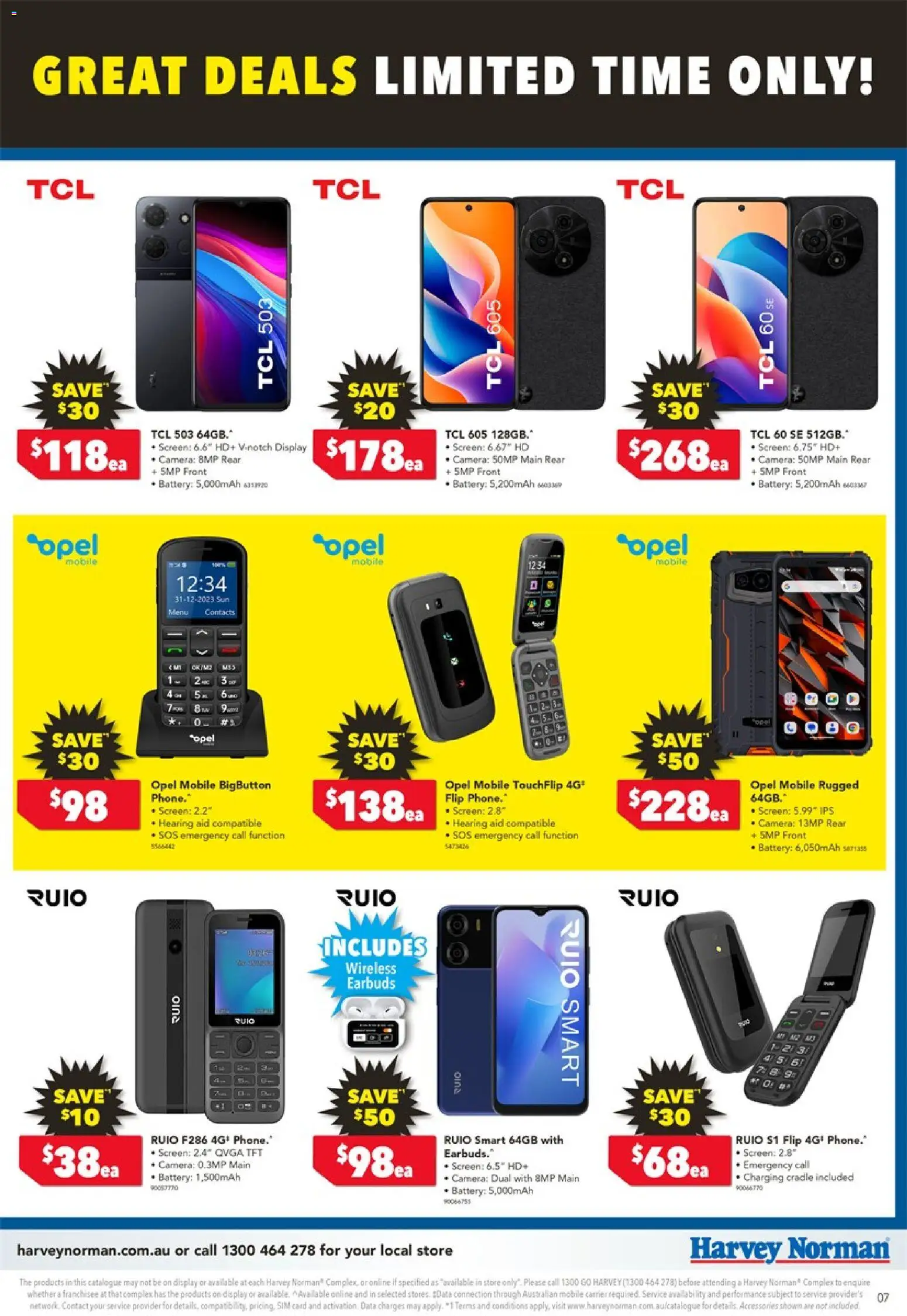 Harvey Norman catalogue - valid from 24.12.2025 | Page: 7 | Products: Battery, Accessories, Camera, Mobile