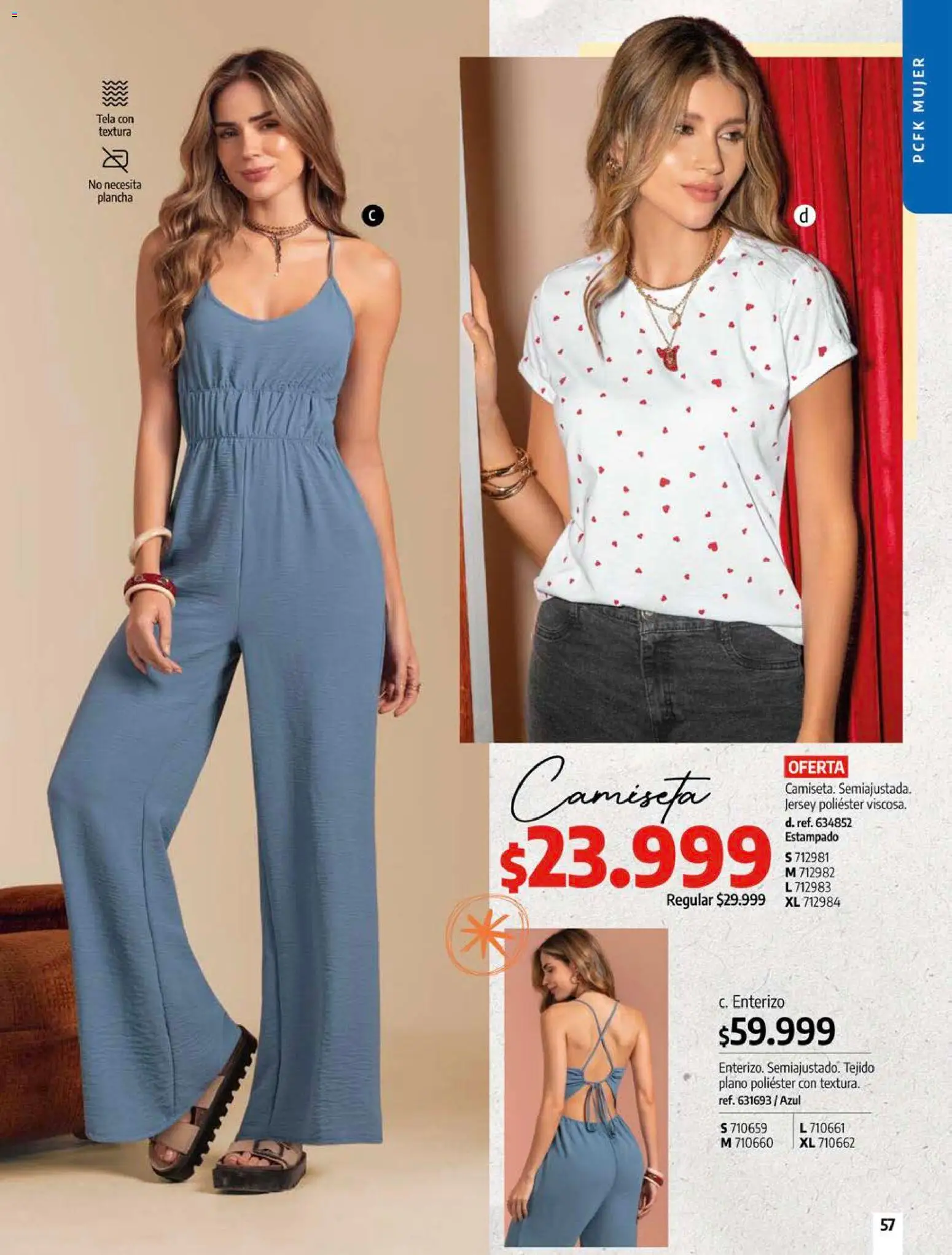 Pacifika revista - valida desde el 01.08.2026 | Página: 57 | Productos: Plancha, Camiseta, Enterizo