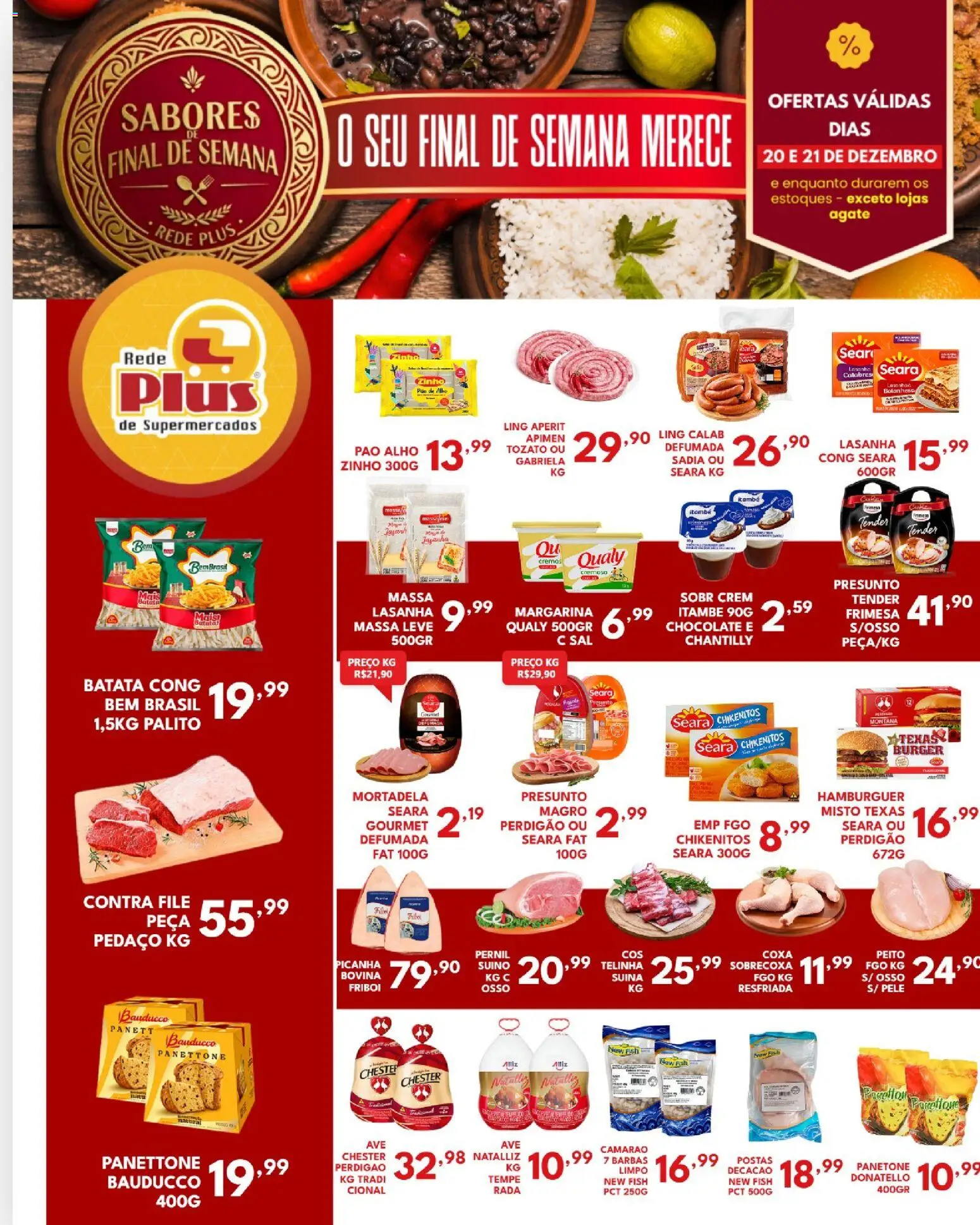 Rede Plus Supermercados Folheto - válido de 19.12.2025 | Página: 2 | Produtos: Panettone, Chocolate, Sal, Panetone