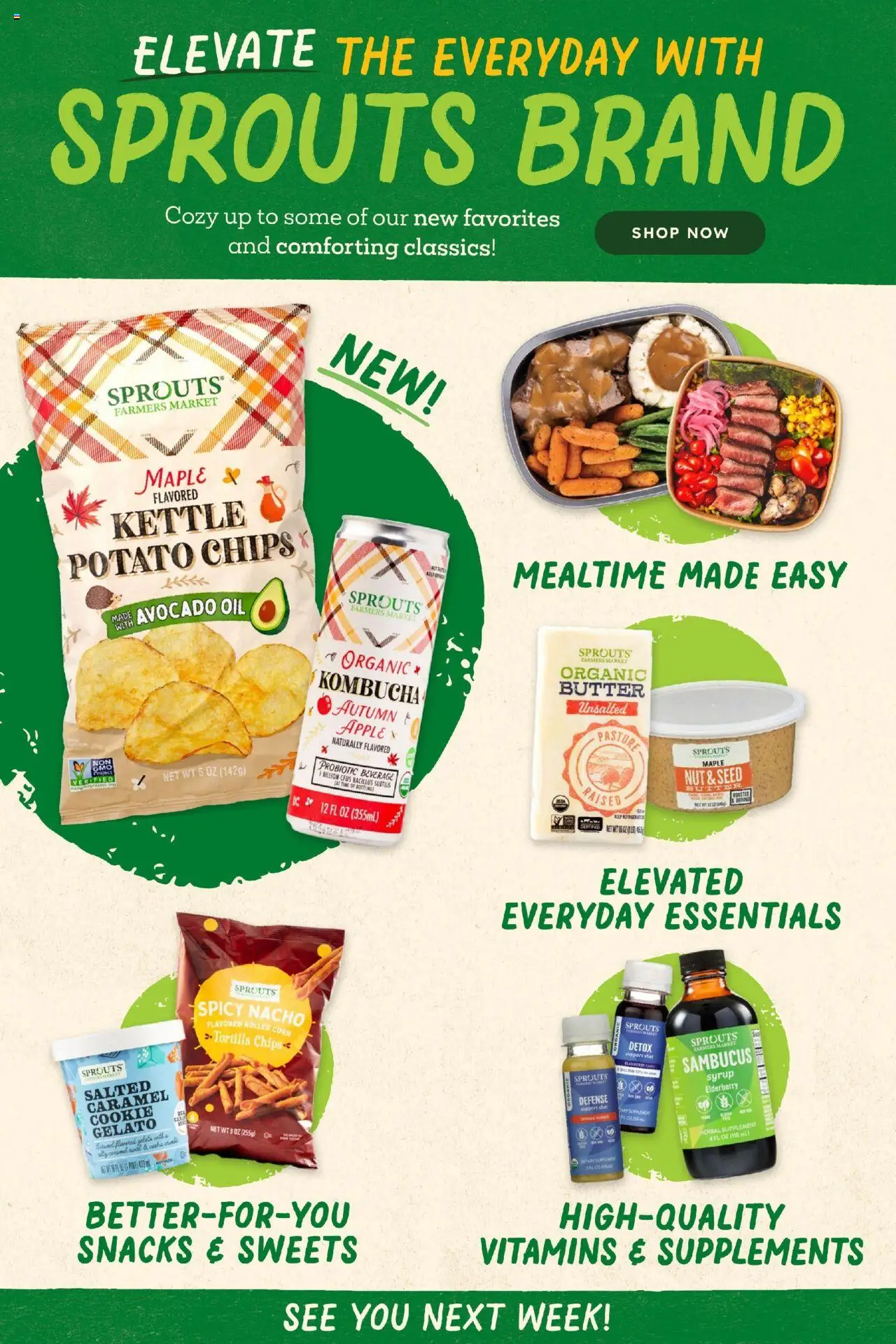 Sprouts Weekly Ad - valid from 08.10.2025 | Page: 10 | Products: Corn, Butter, Chips, Kettle
