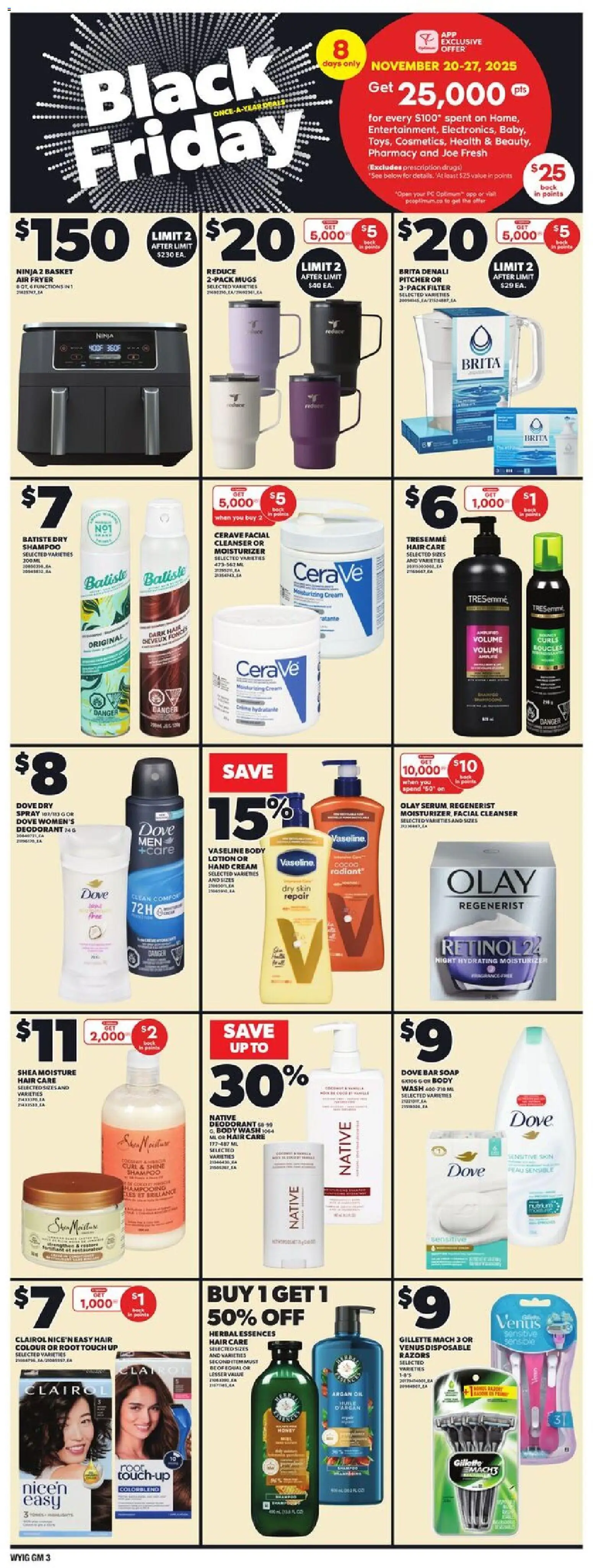 Independent Grocer flyer valid from 20.11.2025 | Page: 7 | Products: Cream, Body lotion, Hand cream, Body wash