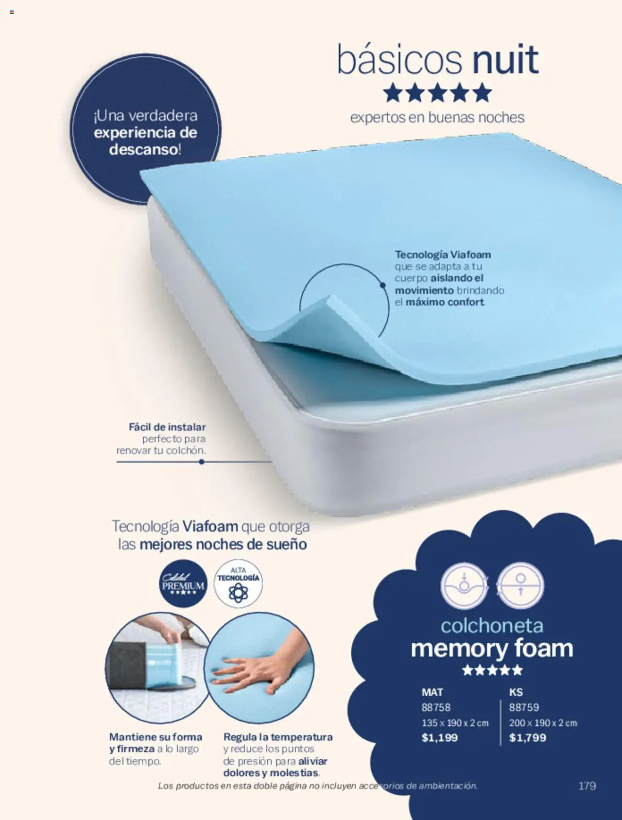 Nuevas ofertas de Vianney válidas en toda la República Mexicana desde el 07.03.2025. ¡Encuentra las mejores ofertas en Vianney catálogo Primavera! | Página: 183 | Productos: Colchoneta