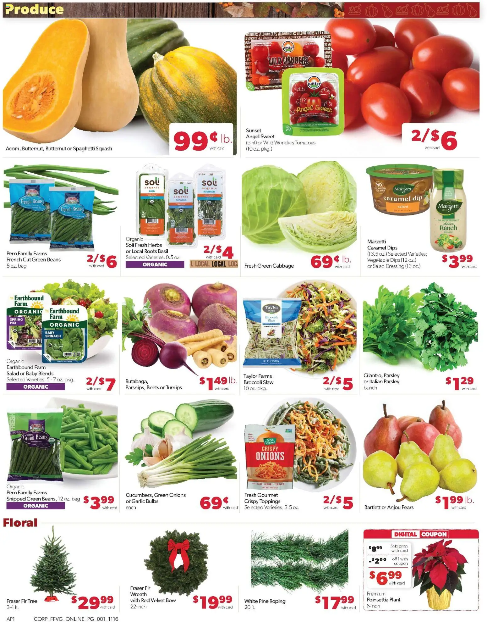 Family Fare Weekly Ad - MI - valid from 16.11.2025 | Page: 7 | Products: Broccoli, Bow, Tomatoes, Parsley