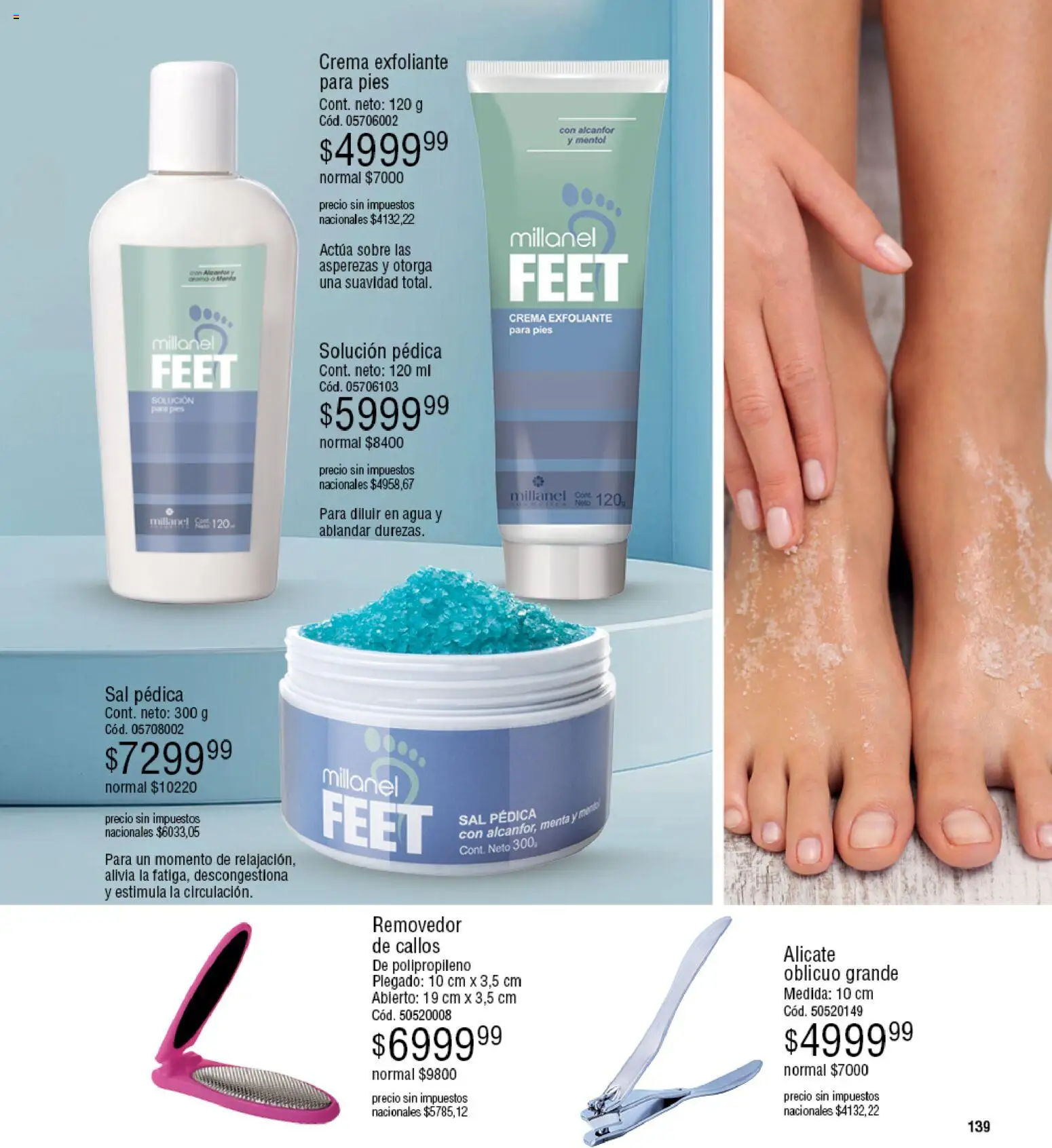 Millanel - Catálogo │ válido desde el 02.03.2026 | Página: 139 | Productos: Sobre, Sal, Agua, Crema