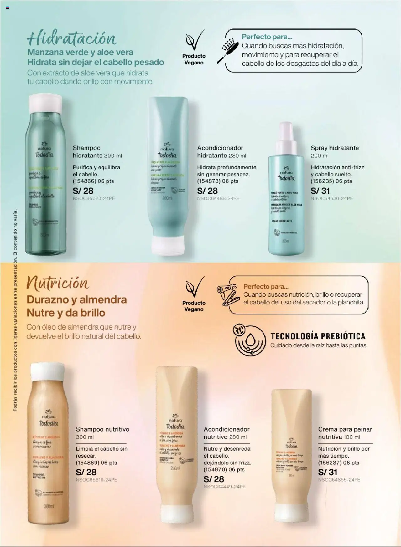 Catálogo Natura válido desde 03.09.2025 | Página: 118 | Productos: Shampoo, Acondicionador, Crema