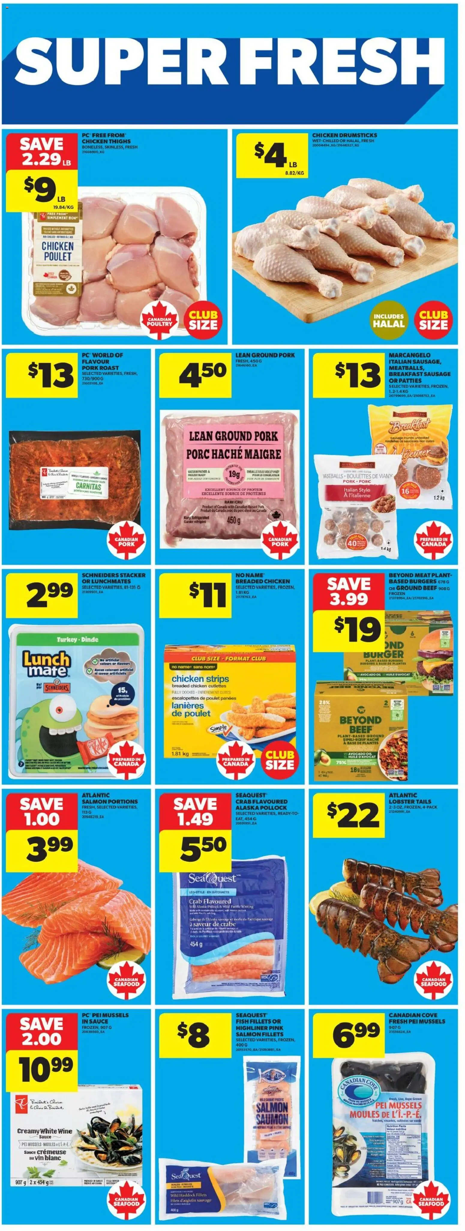 Real Canadian Superstore flyer valid from 05.02.2026 | Page: 24 | Products: Beef, Wine, Chicken, Pork