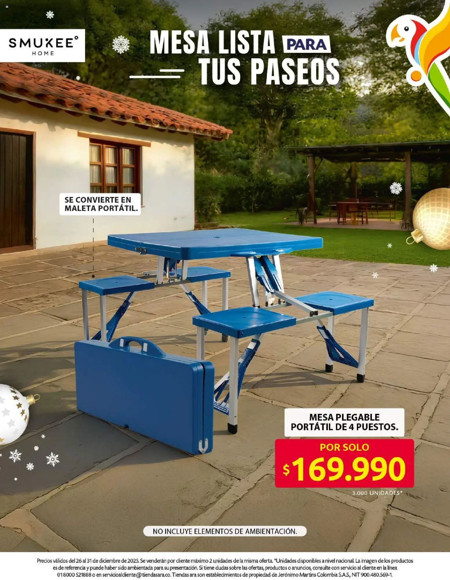 Ara revista - valida desde el 26.12.2025 | Página: 2 | Productos: Maleta, Sobre, Mesa