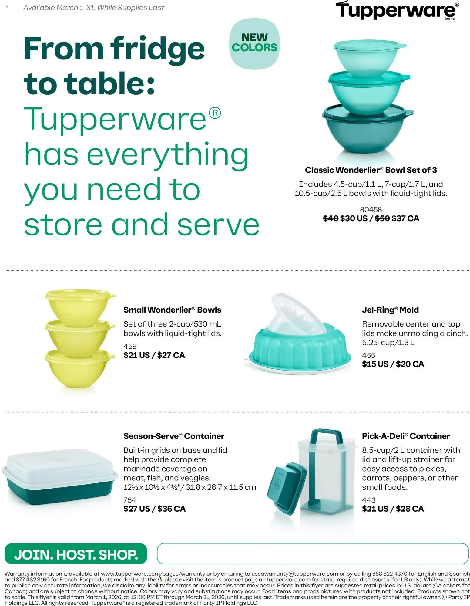 Tupperware flyer valid from 01.03.2026 | Page: 1