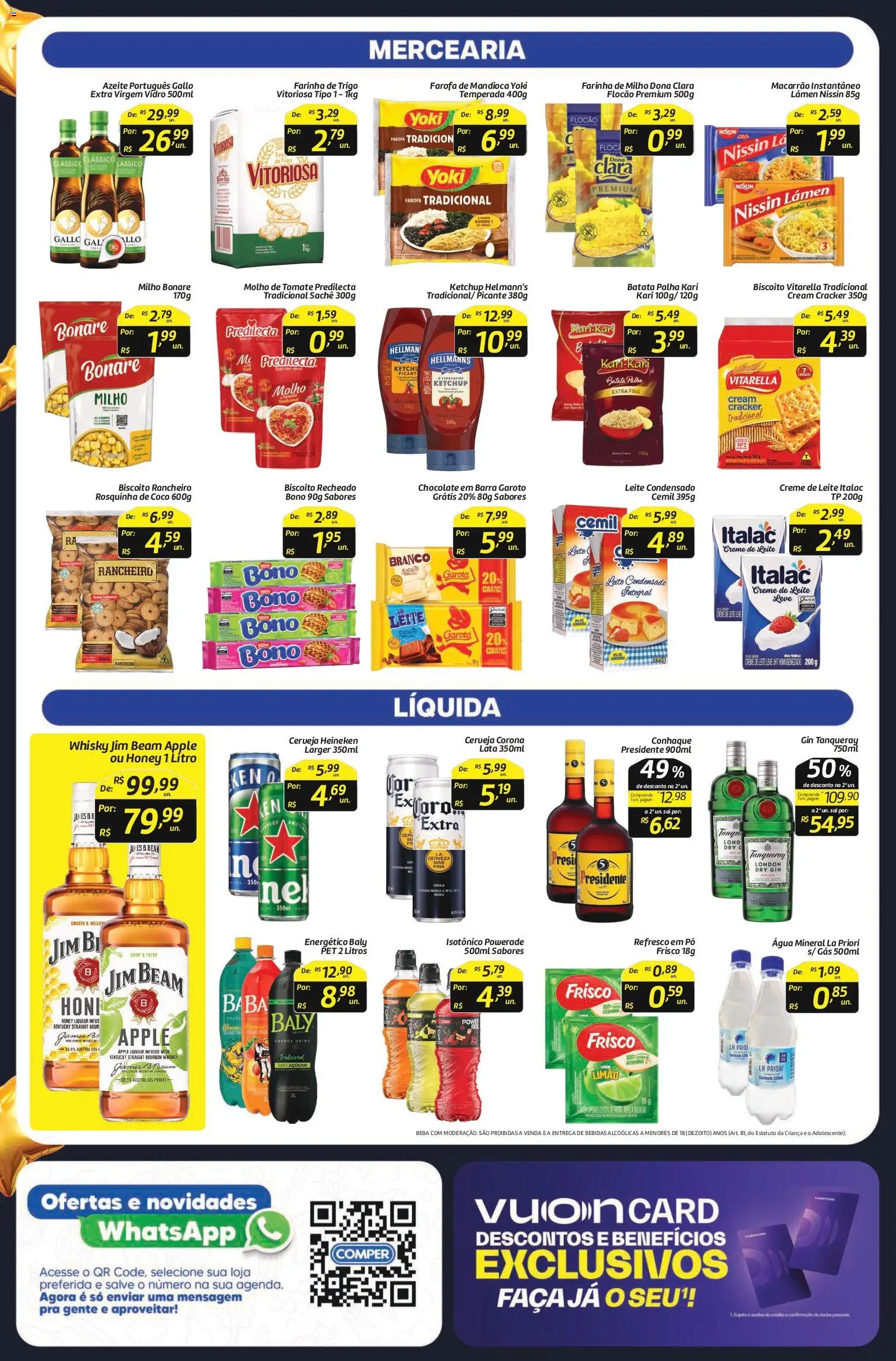 Comper Folheto - válido de 28.11.2025 | Página: 2 | Produtos: Biscoito, Cerveja Heineken, Gin, Isotônico