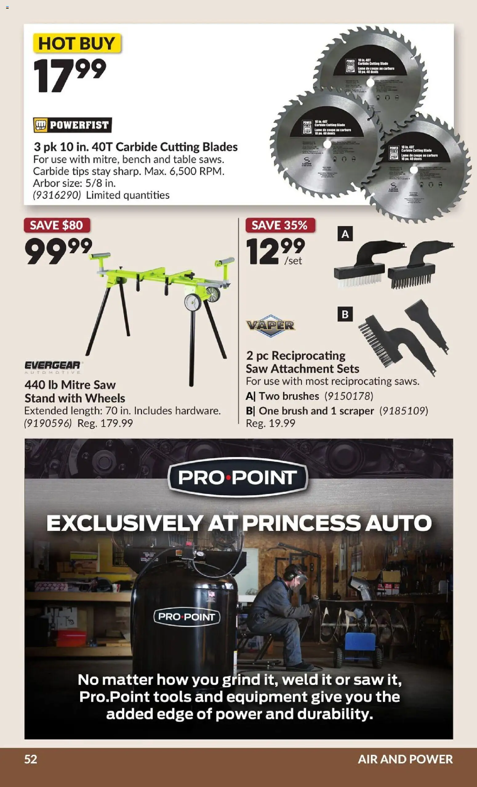 Princess Auto flyer valid from 30.12.2025 | Page: 57 | Products: PC, Brush, Table