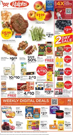 Preview of Ralphs weekly ads valid from 01.10.2025