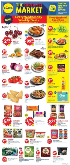 Preview of Lidl weekly ads valid from 23.07.2025