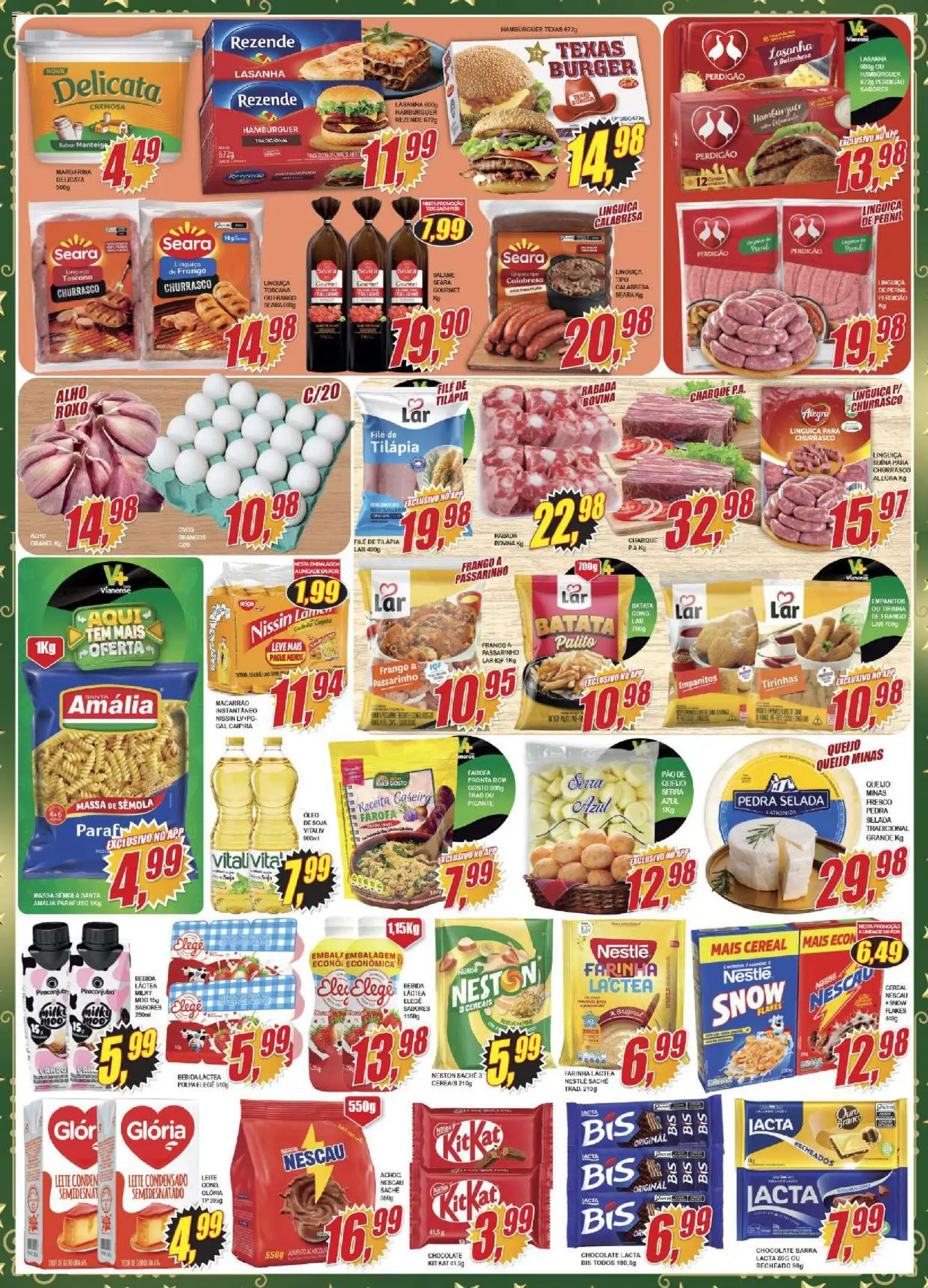 Vianense Folheto - válido de 14.11.2025 | Página: 2 | Produtos: Leite, Manteiga, Macarrão, Frango