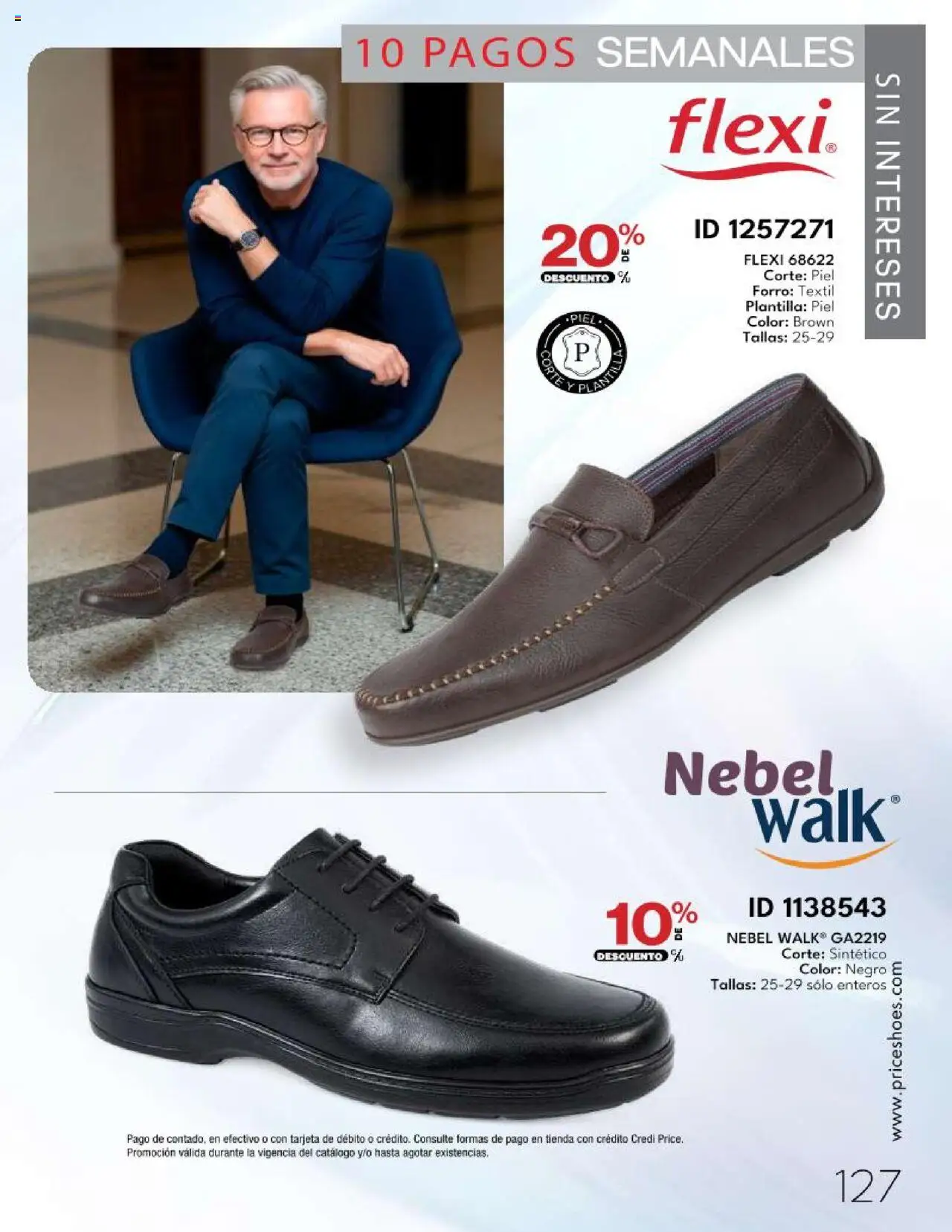 Nuevas ofertas de Price Shoes válidas en toda la República Mexicana desde el 14.10.2025. ¡Encuentra las mejores ofertas en Price Shoes - Catálogo - 10 Pagos sin Intereses! | Página: 127
