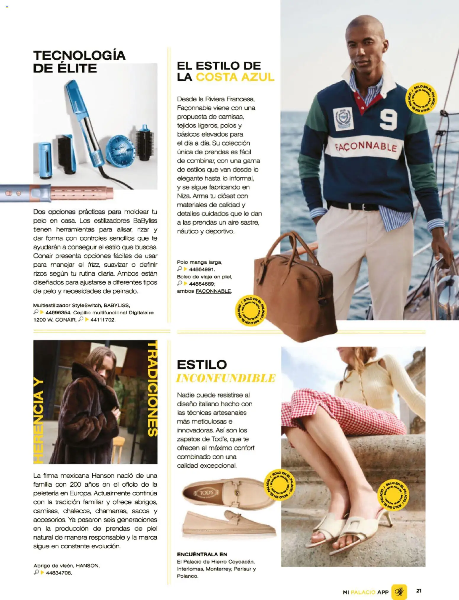 Nuevas ofertas de Palacio De Hierro válidas en toda la República Mexicana desde el 02.02.2026. ¡Encuentra las mejores ofertas en Palacio De Hierro catálogo! | Página: 23 | Productos: Abrigo, Cepillo, Manga, Té