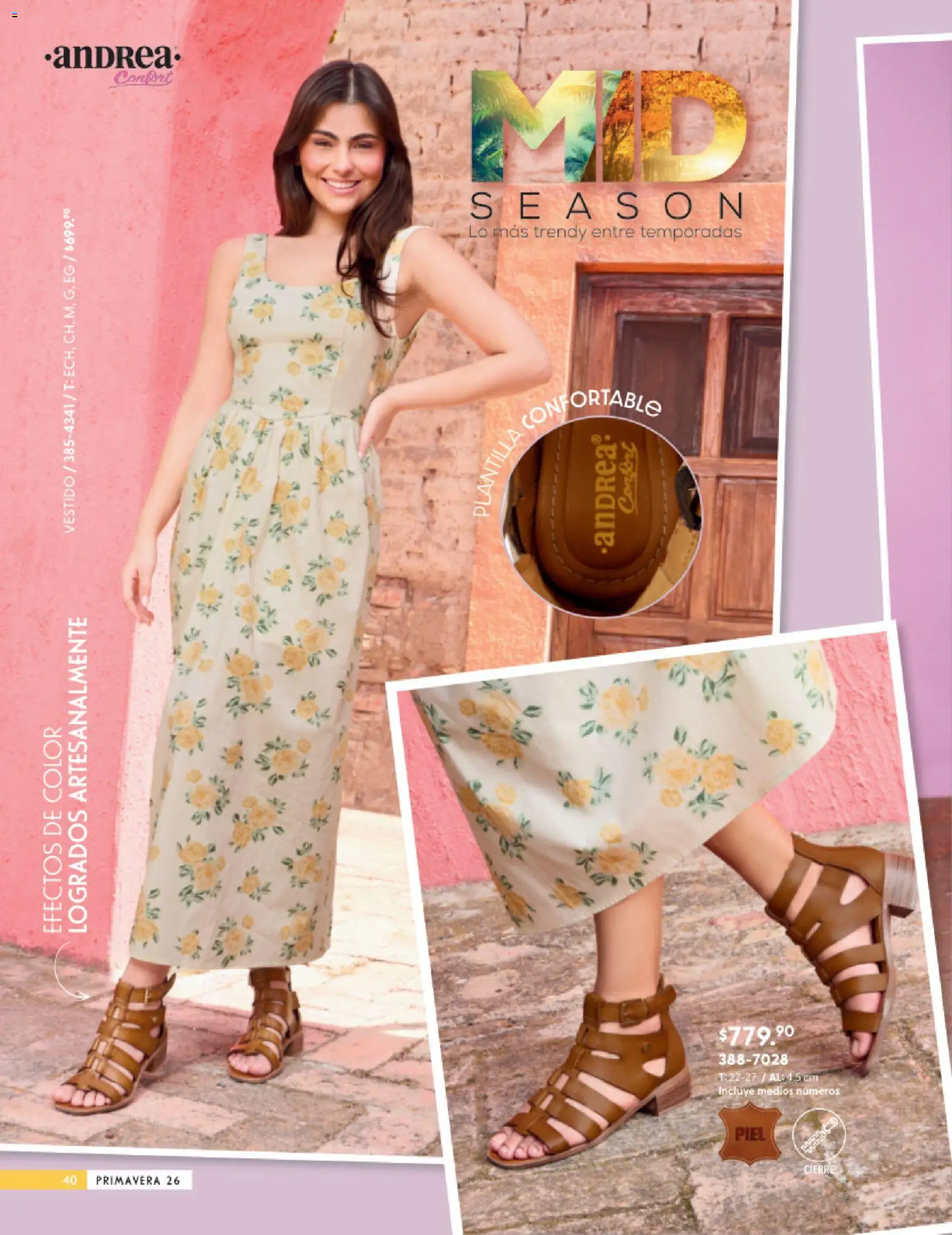 Nuevas ofertas de Andrea válidas en toda la República Mexicana desde el 25.01.2026. ¡Encuentra las mejores ofertas en Andrea catálogo Calzado Confort ! | Página: 40 | Productos: Vestido