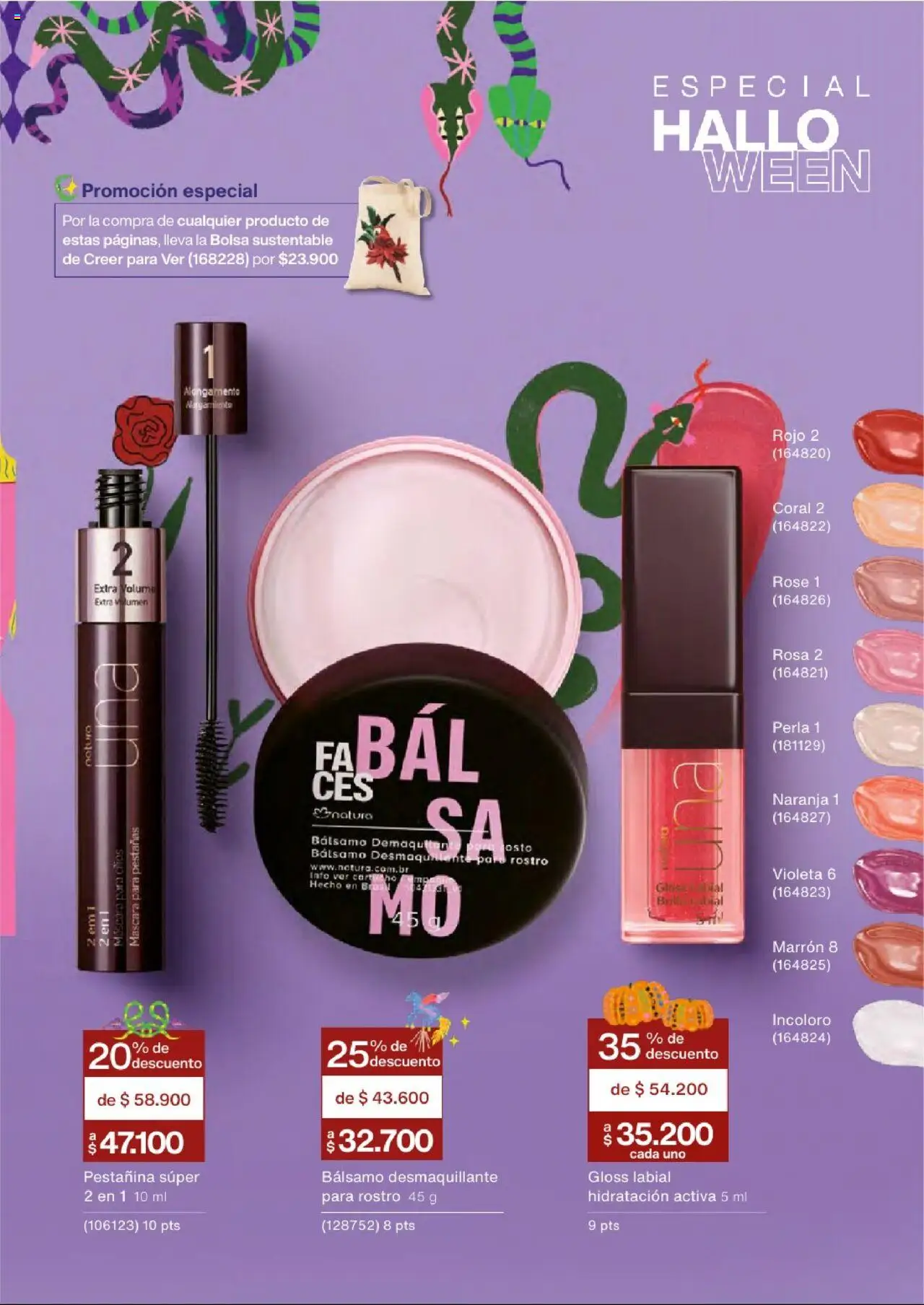 Natura revista - valida desde el 03.09.2025 | Página: 49 | Productos: Bálsamo, Bolsa, Máscara, Desmaquillante