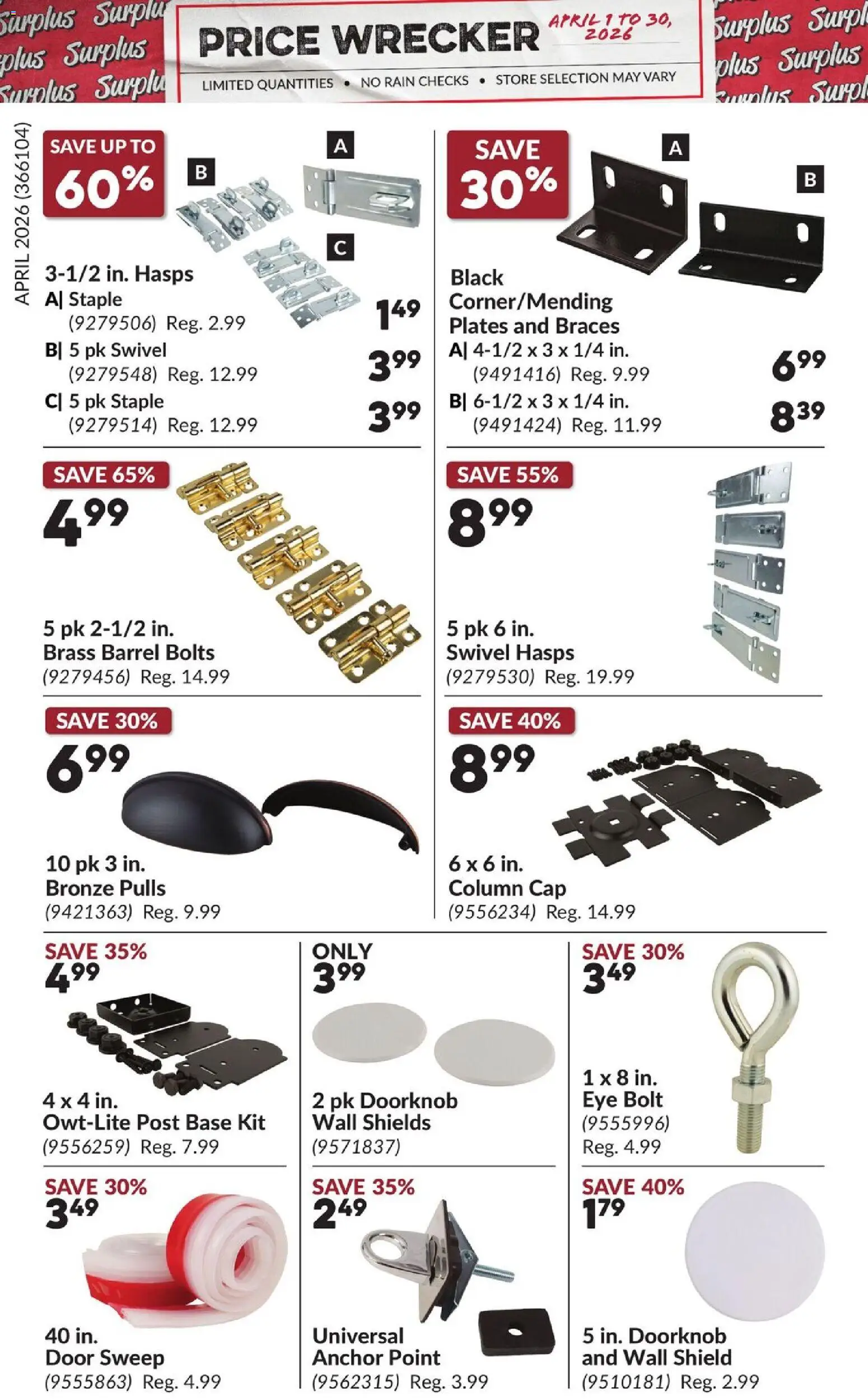 Princess Auto flyer valid from 01.04.2026 | Page: 7 | Products: Cap