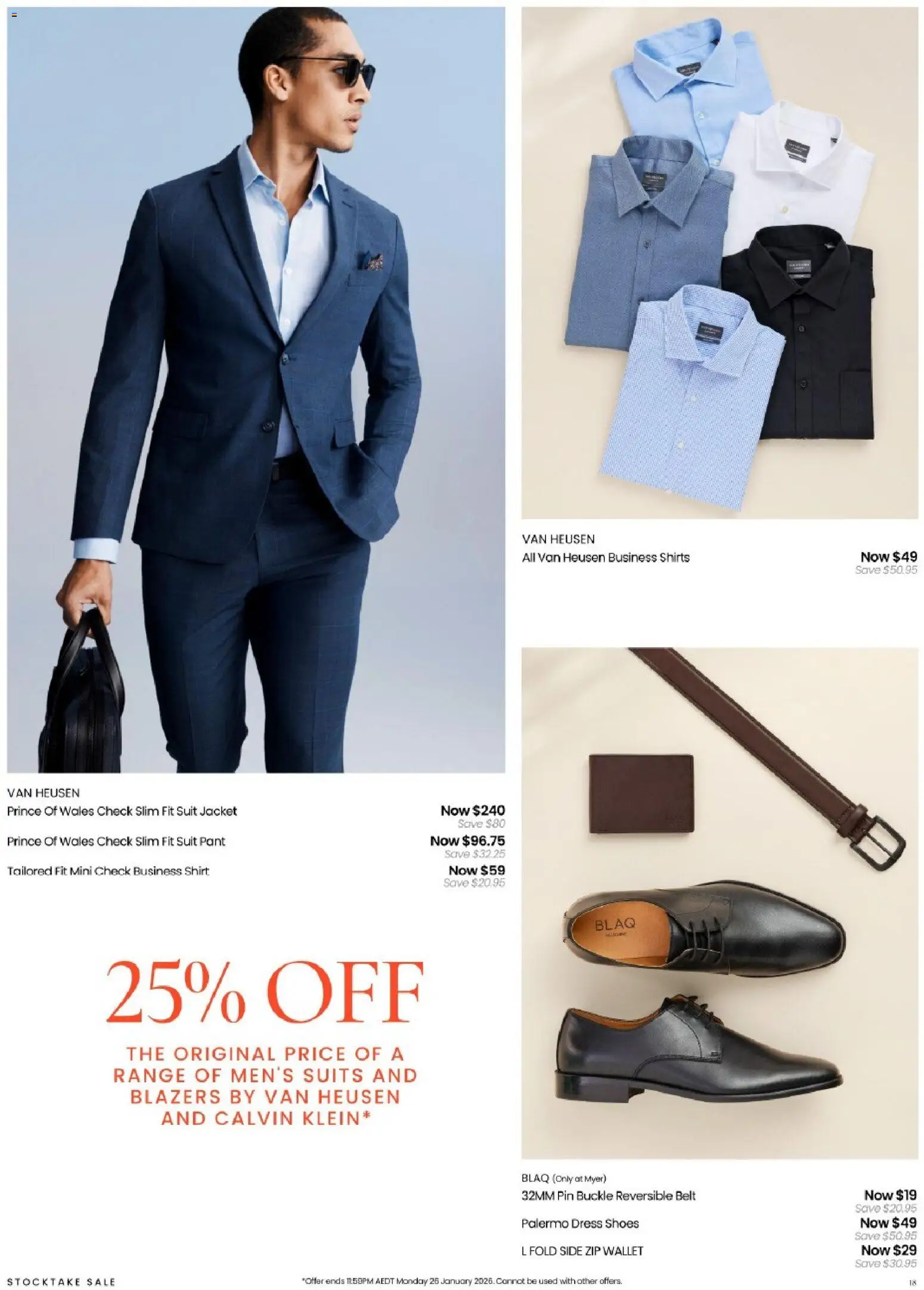 Myer catalogue - valid from 05.01.2026 | Page: 18 | Products: Dress, Shirt, Wallet, Belt