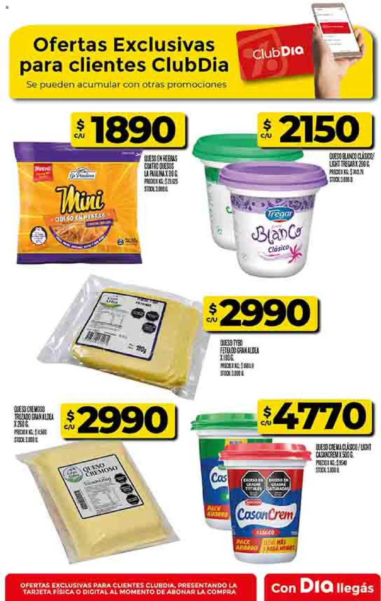 Supermercado DIA Ofertas │ válido desde el 27.08.2025 | Página: 37 | Productos: Queso crema, Queso, Crema