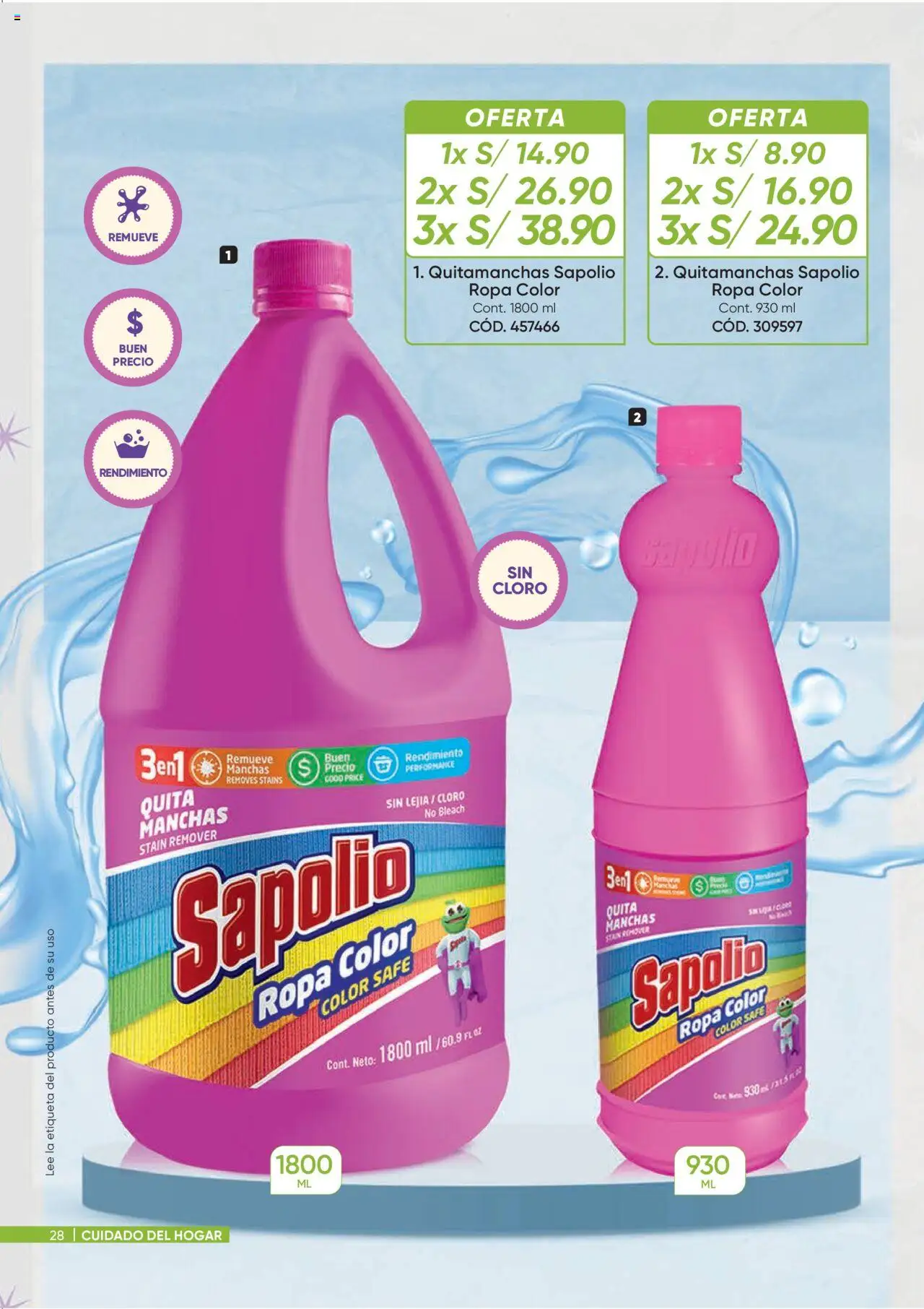 Catálogo Azzorti válido desde 15.09.2025 | Página: 28 | Productos: Quitamanchas, Ropa