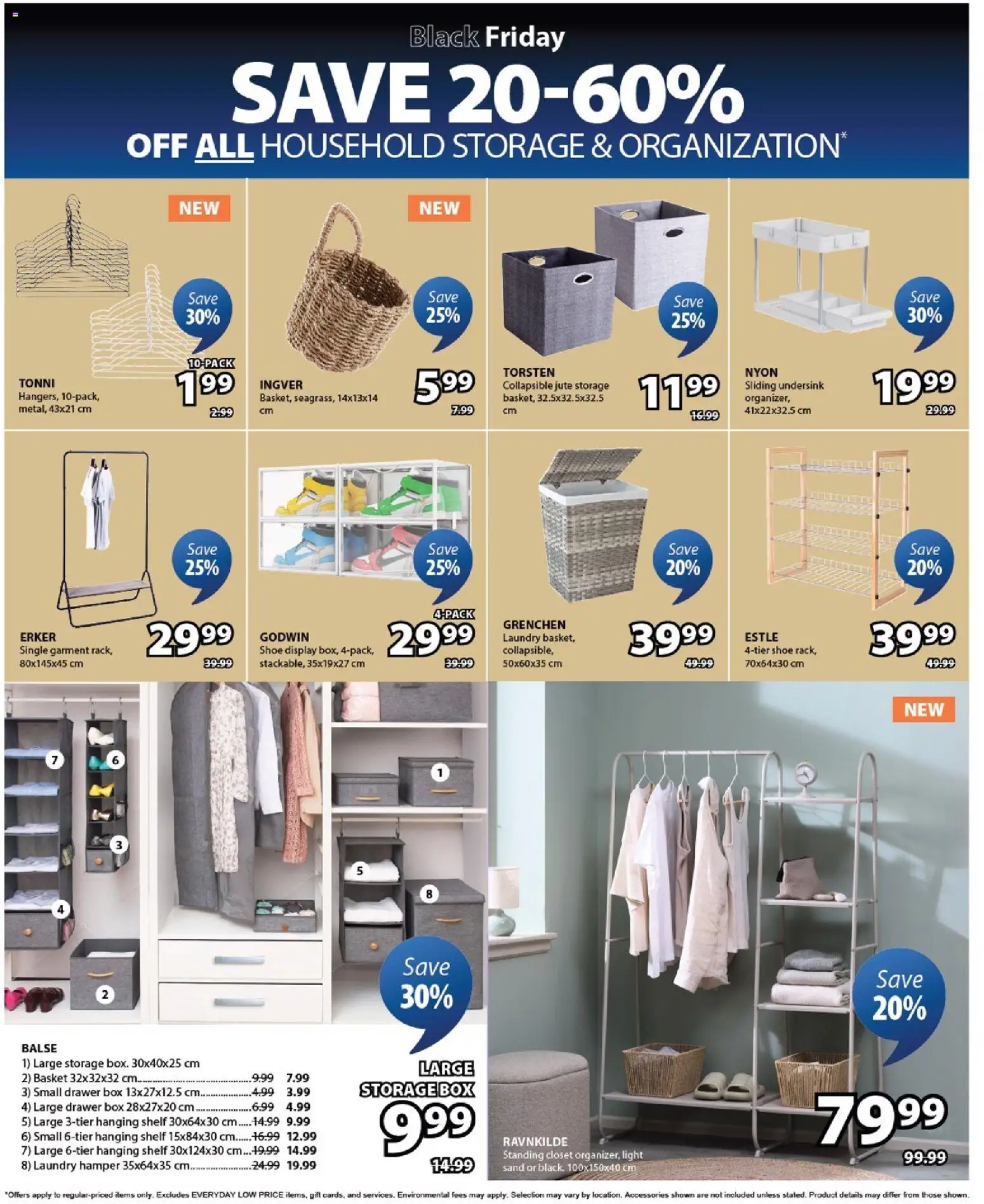JYSK flyer valid from 20.11.2025 | Page: 37 | Products: Shelf, Box, Basket